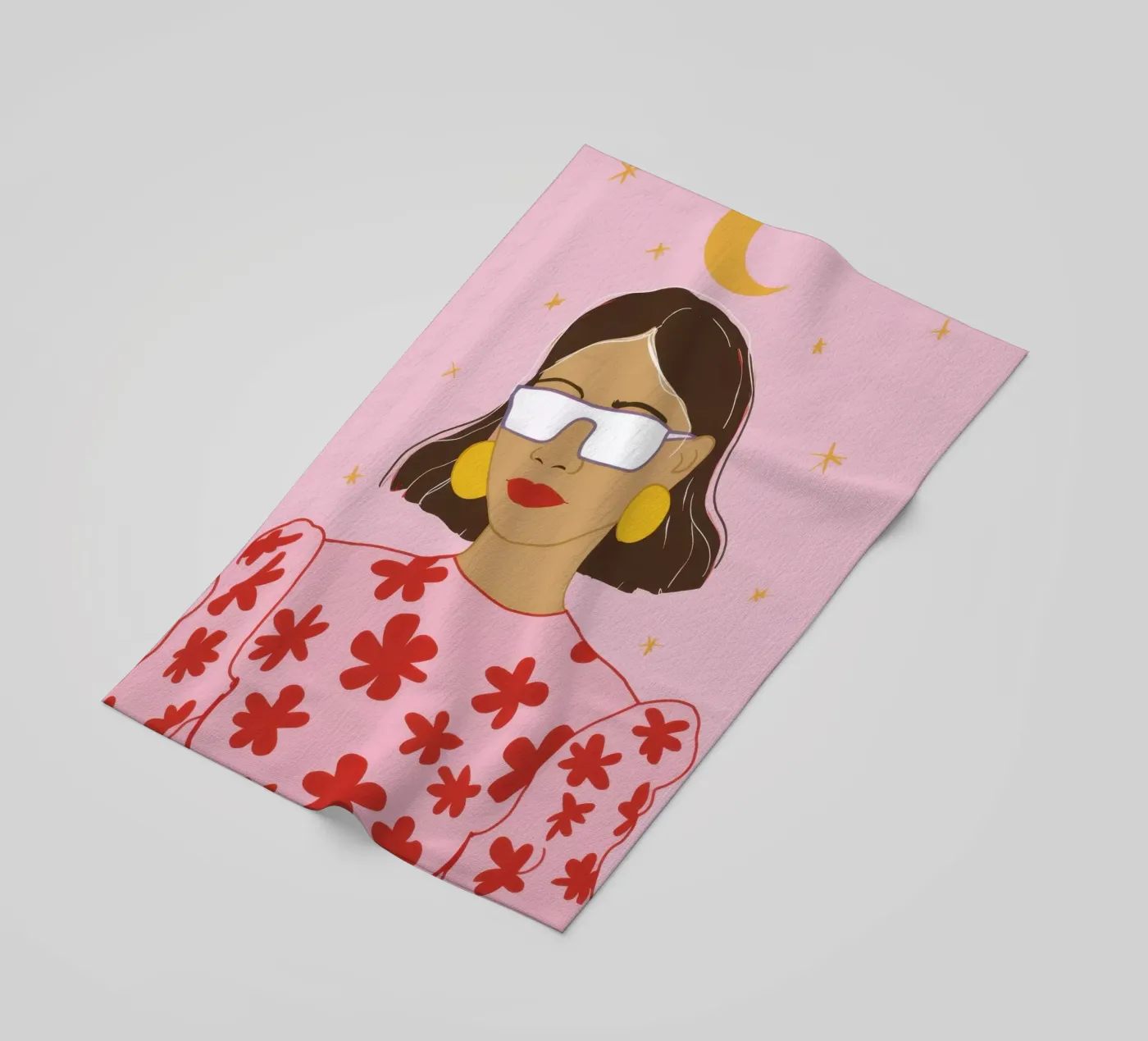 Freschezza della camicetta floreale telo mare da Snow Mist