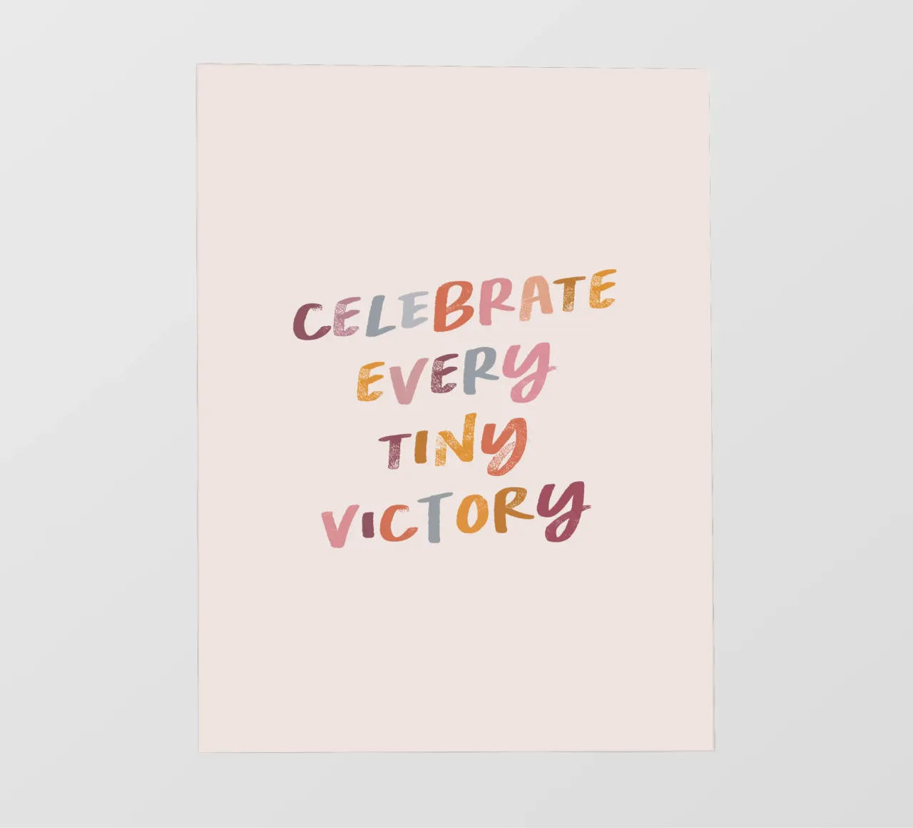 Festeggiare ogni piccola VITTORIA telo in pvc da dericktype