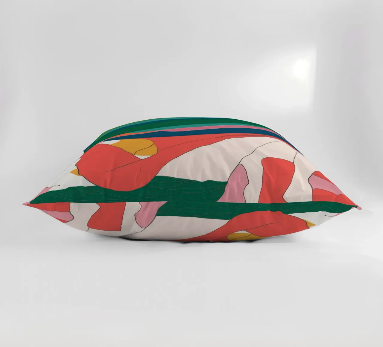 Donna dal cappello enigmatico cuscino da Snow Mist
