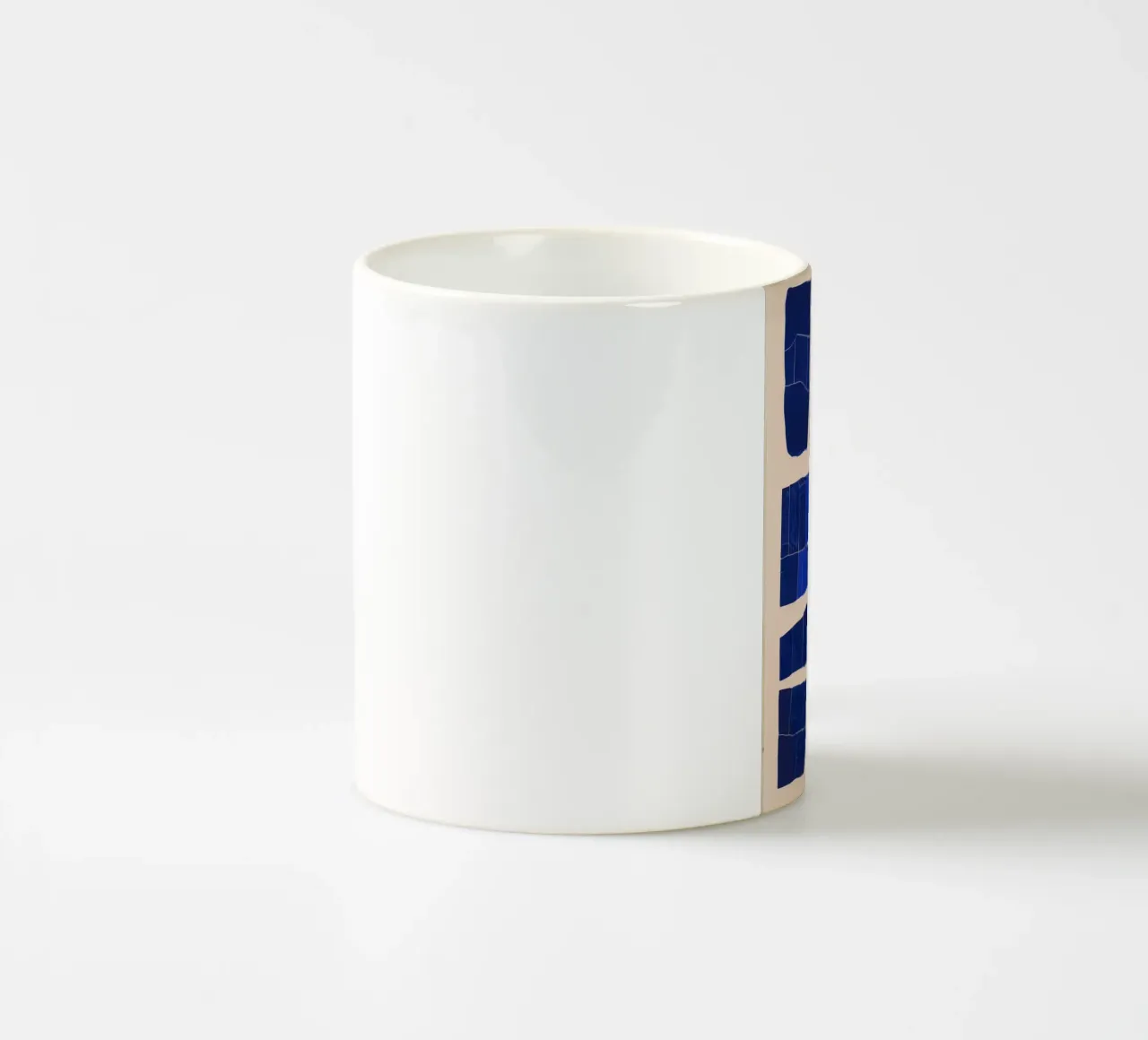 Blue angle ceramic mug by LeDieg