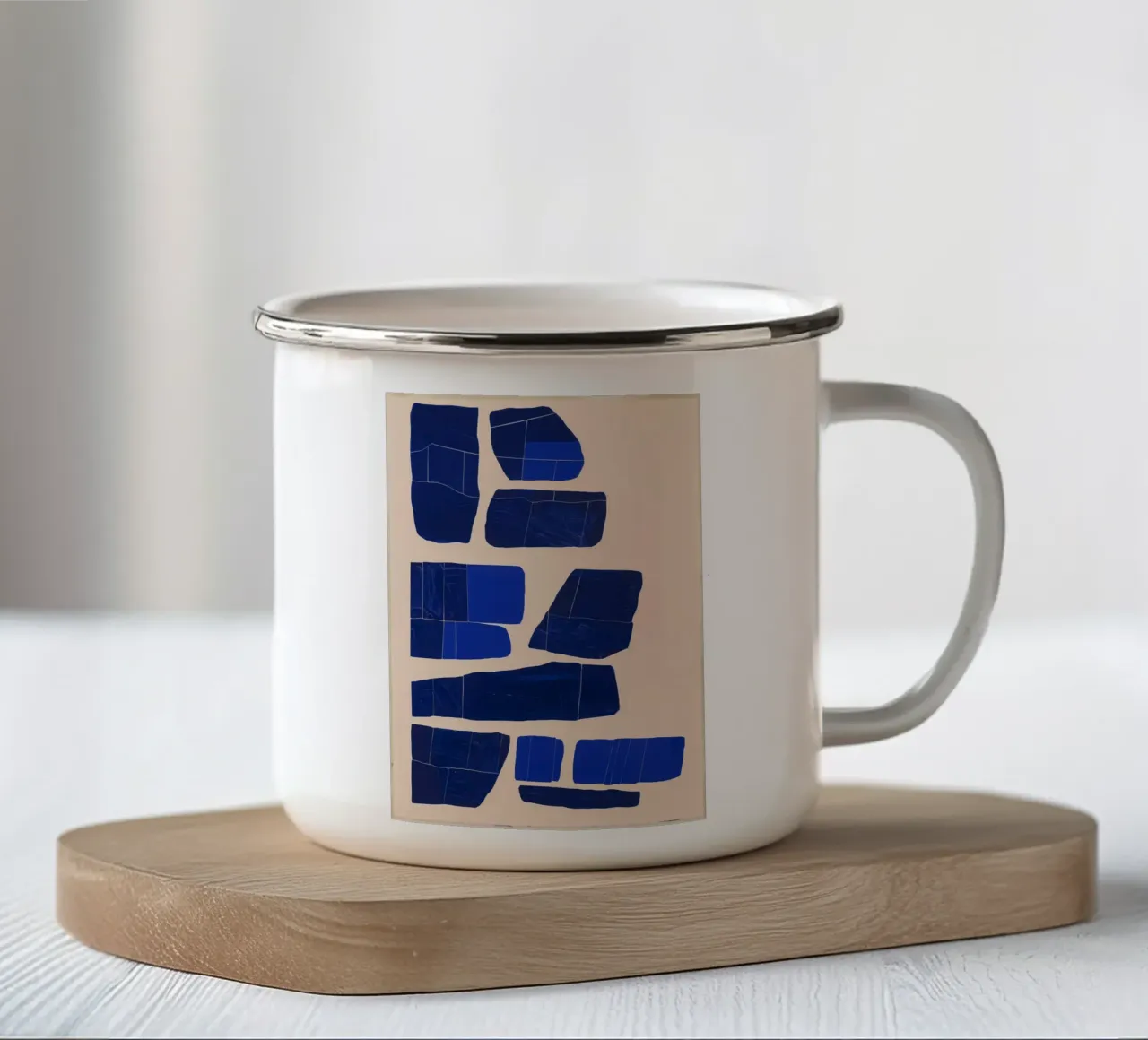 Blue angle tazza in smalto da LeDieg