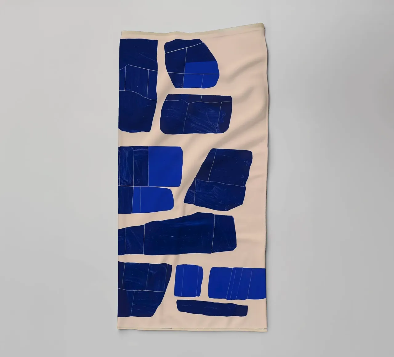 Blue angle badhanddoek van LeDieg