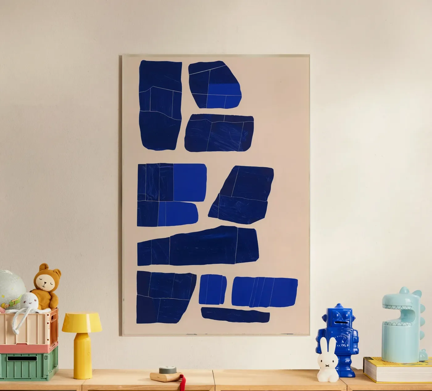 Blue angle acryl van LeDieg