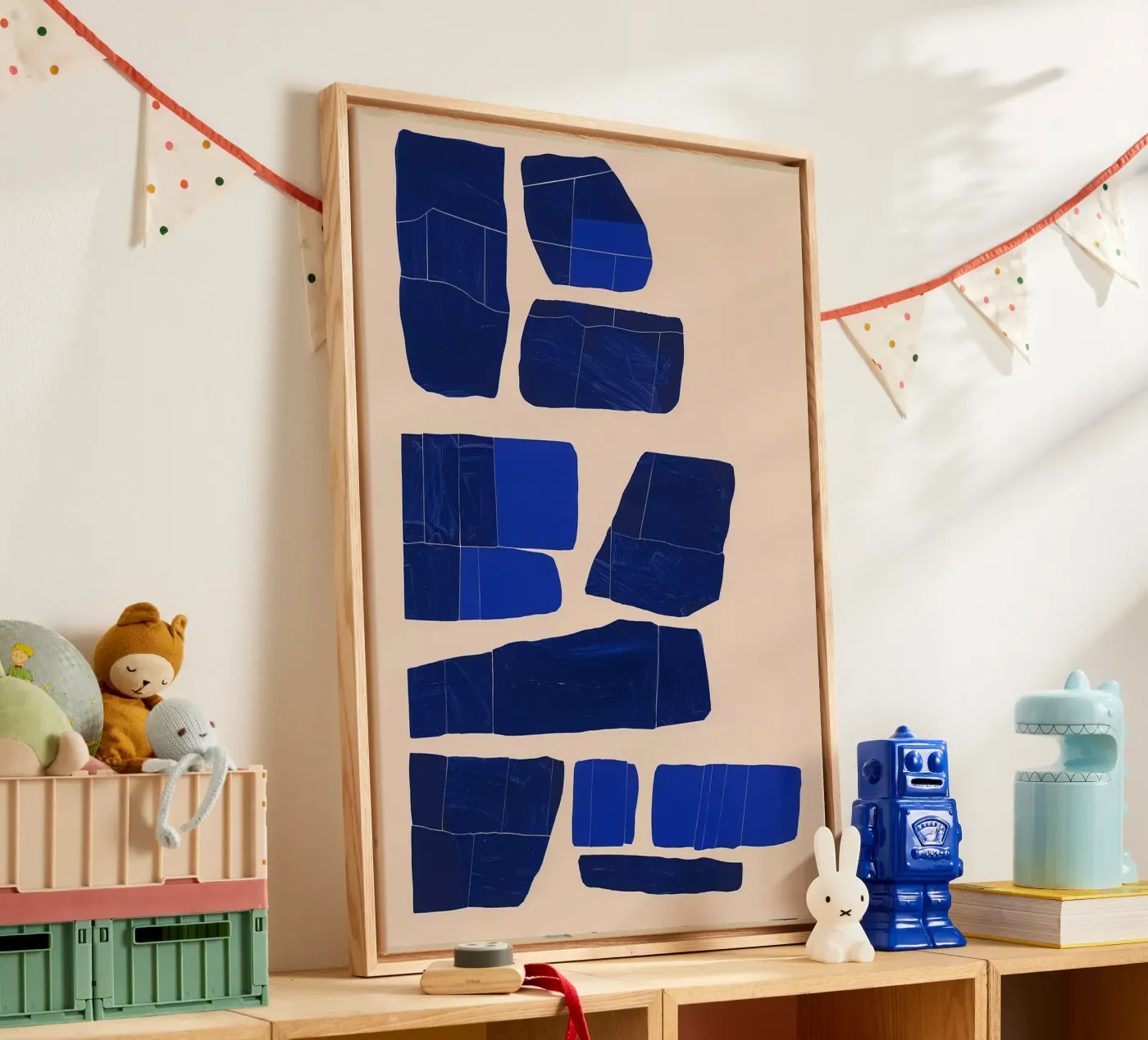 Blue angle canvas van LeDieg