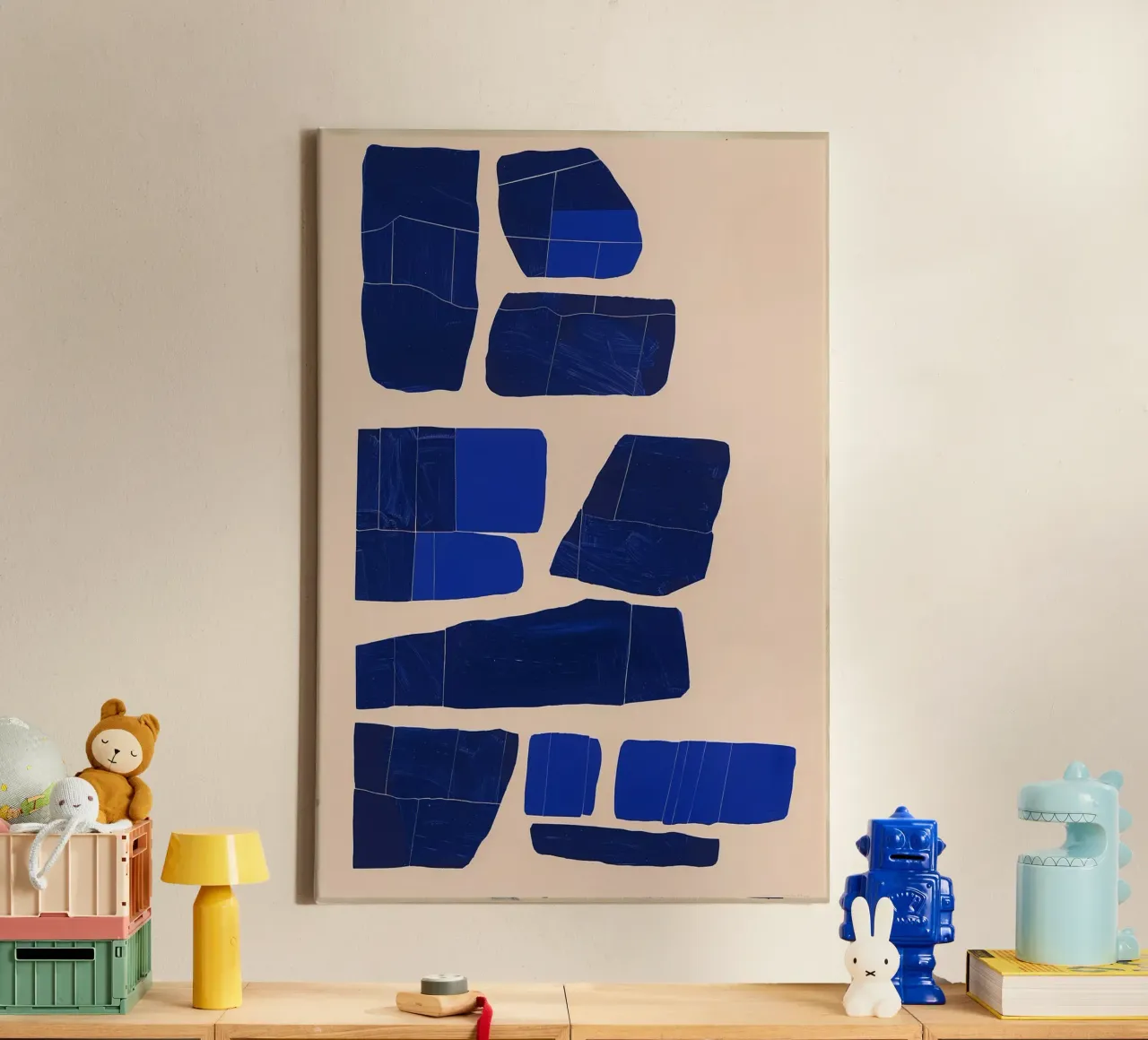 Blue angle canvas by LeDieg