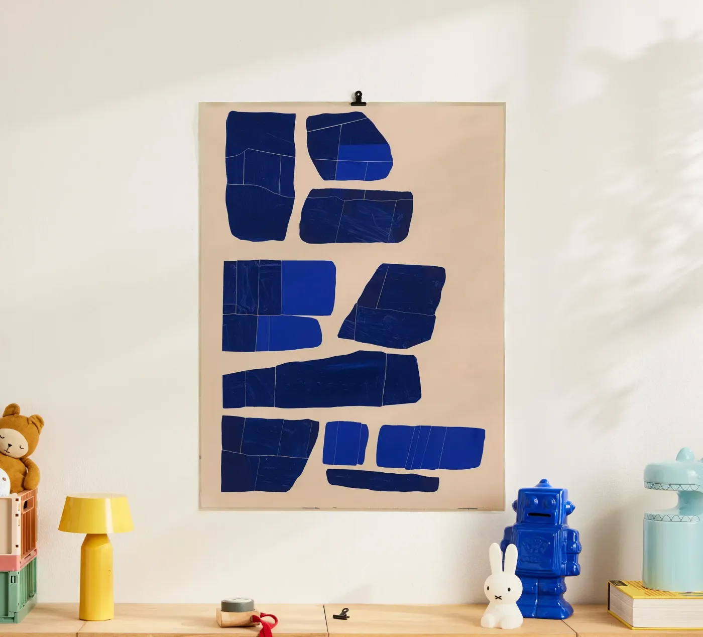 Blue angle poster by LeDieg