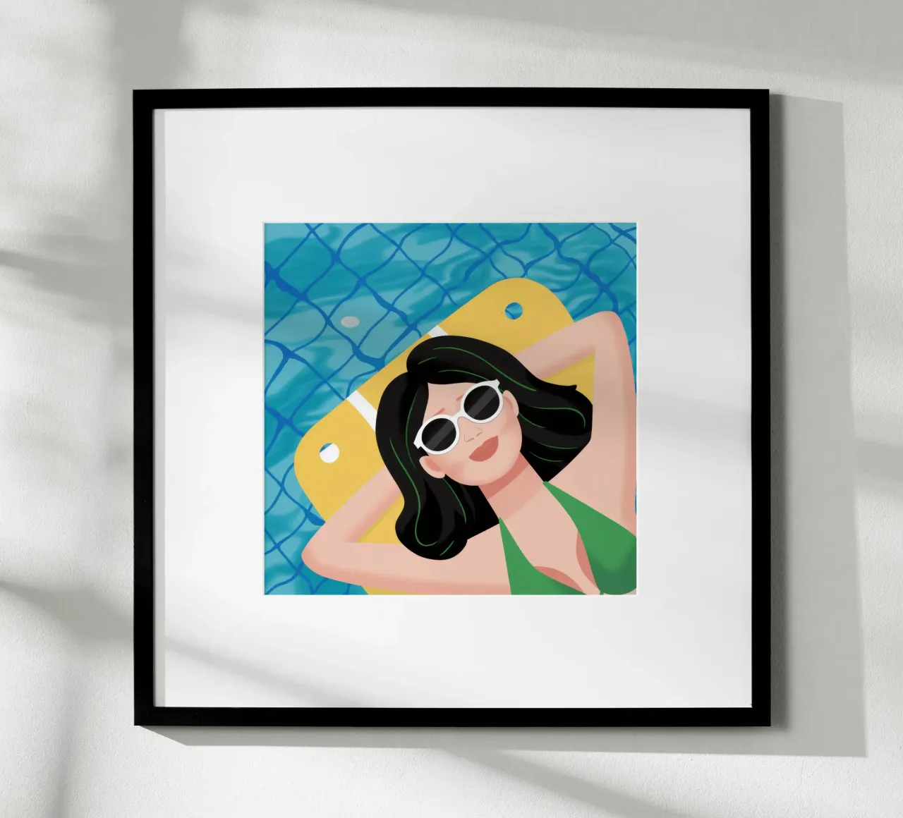 Azure Summer Repose Poster von Bara Suara