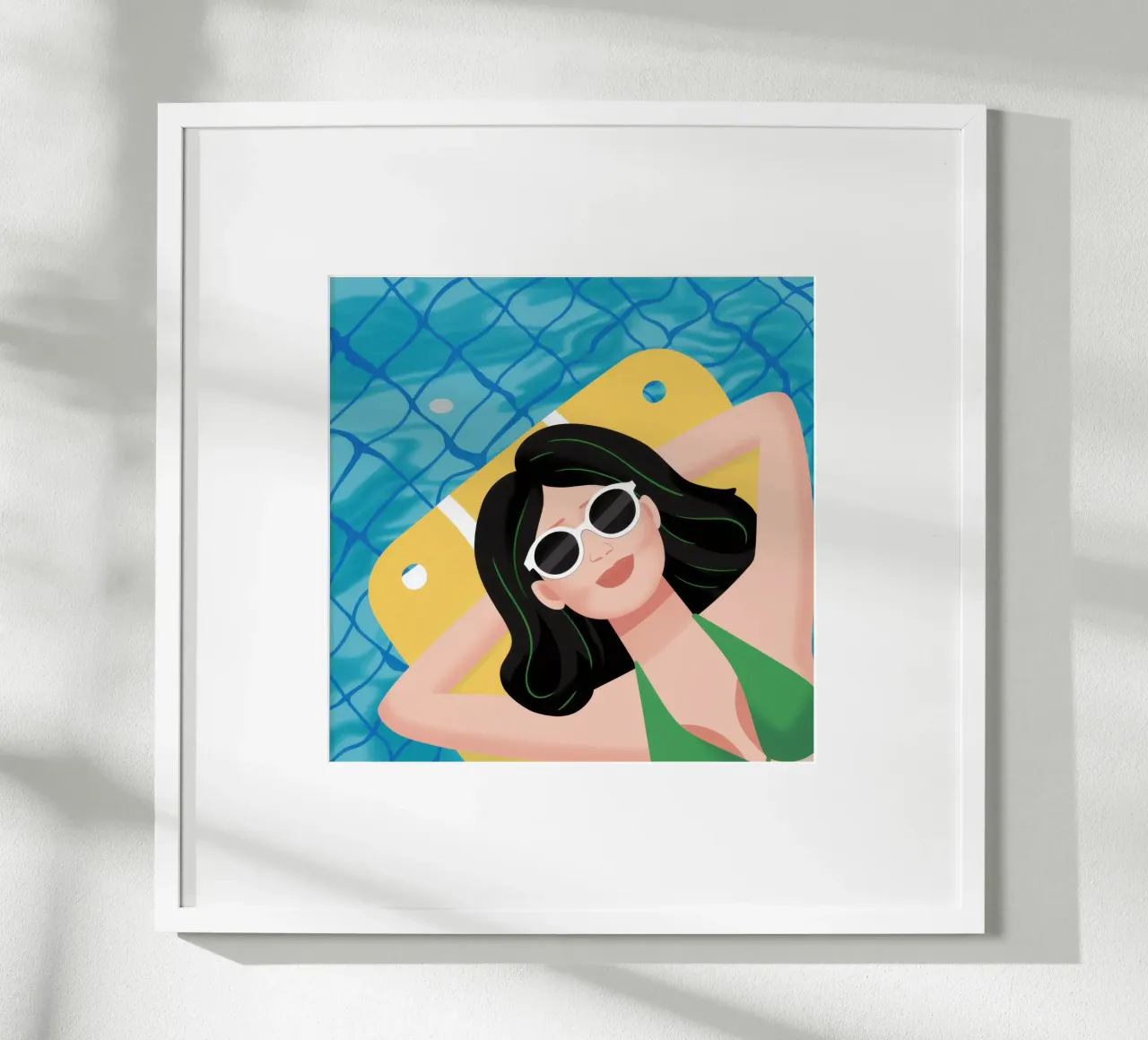 Azure Summer Repose Poster von Bara Suara