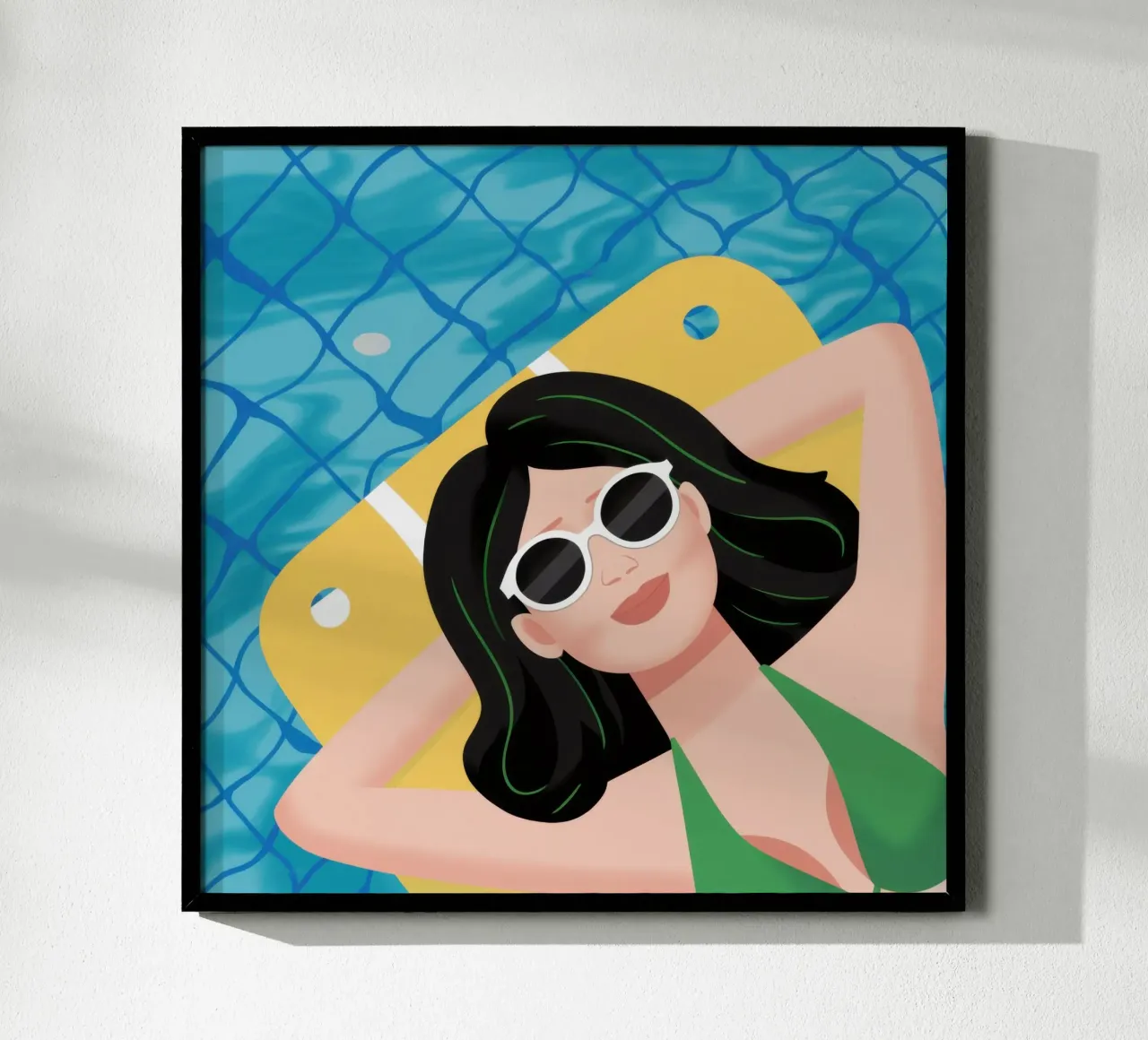 Azure Summer Repose Poster von Bara Suara
