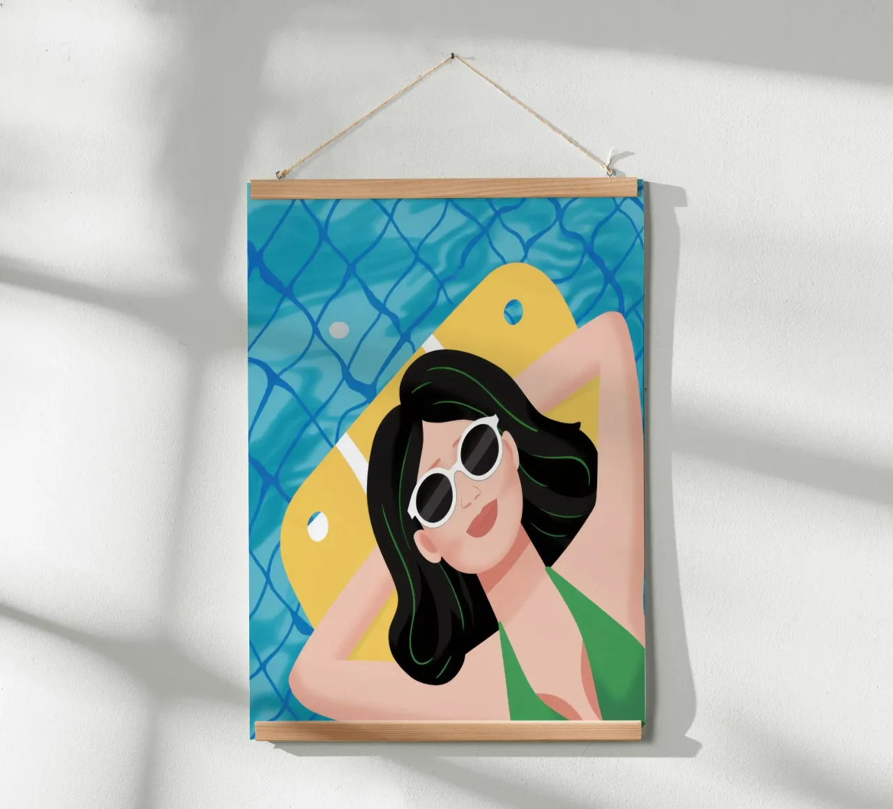 Azure Summer Repose Poster von Bara Suara