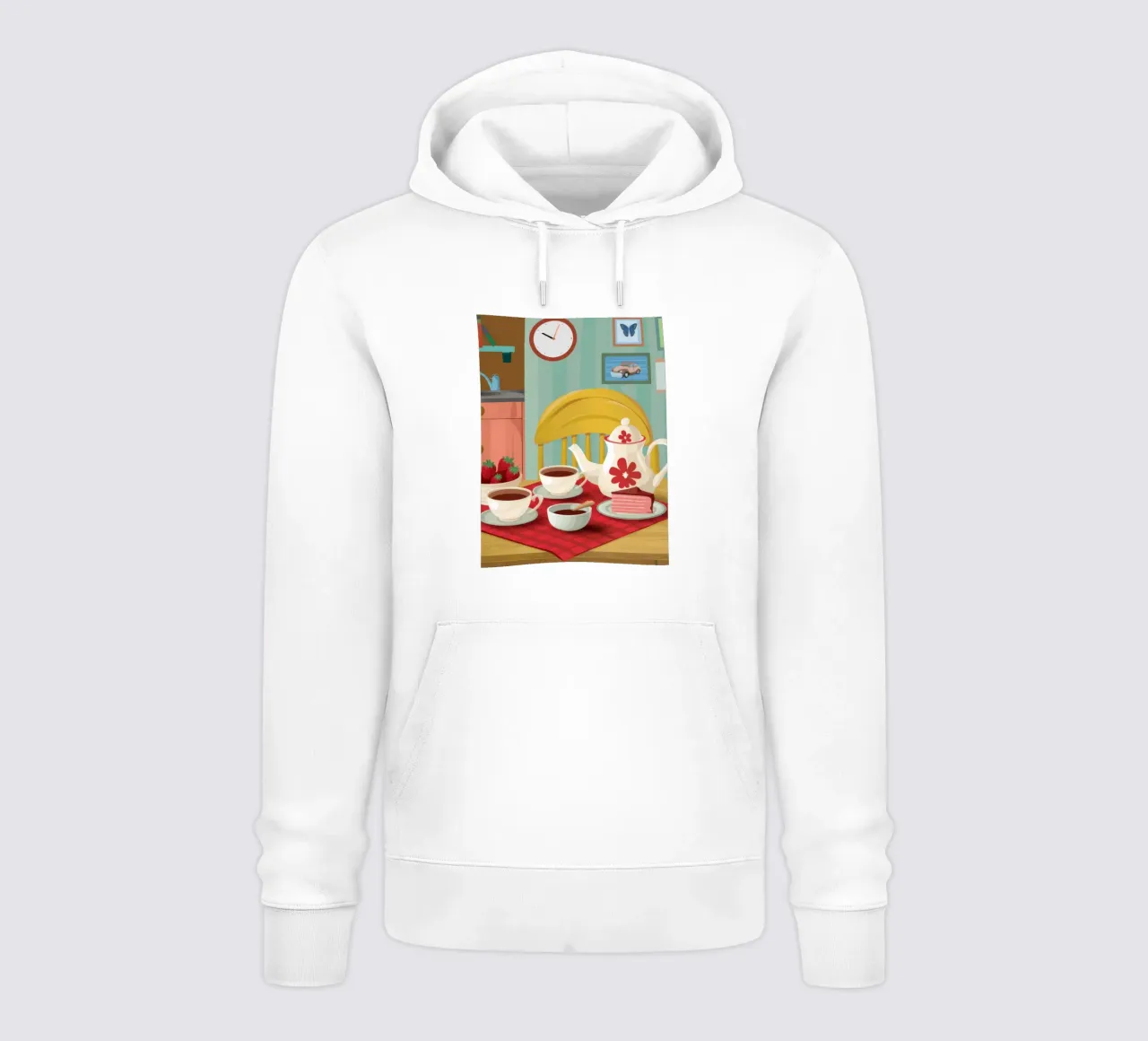 Ora del tè con le banane felpa con cappuccio da Snow Mist