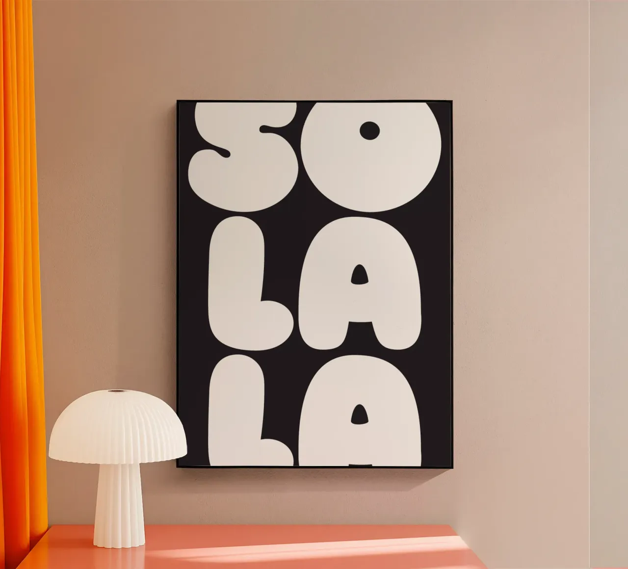 So Lala Outline plexiglas de Verplanungsagentur