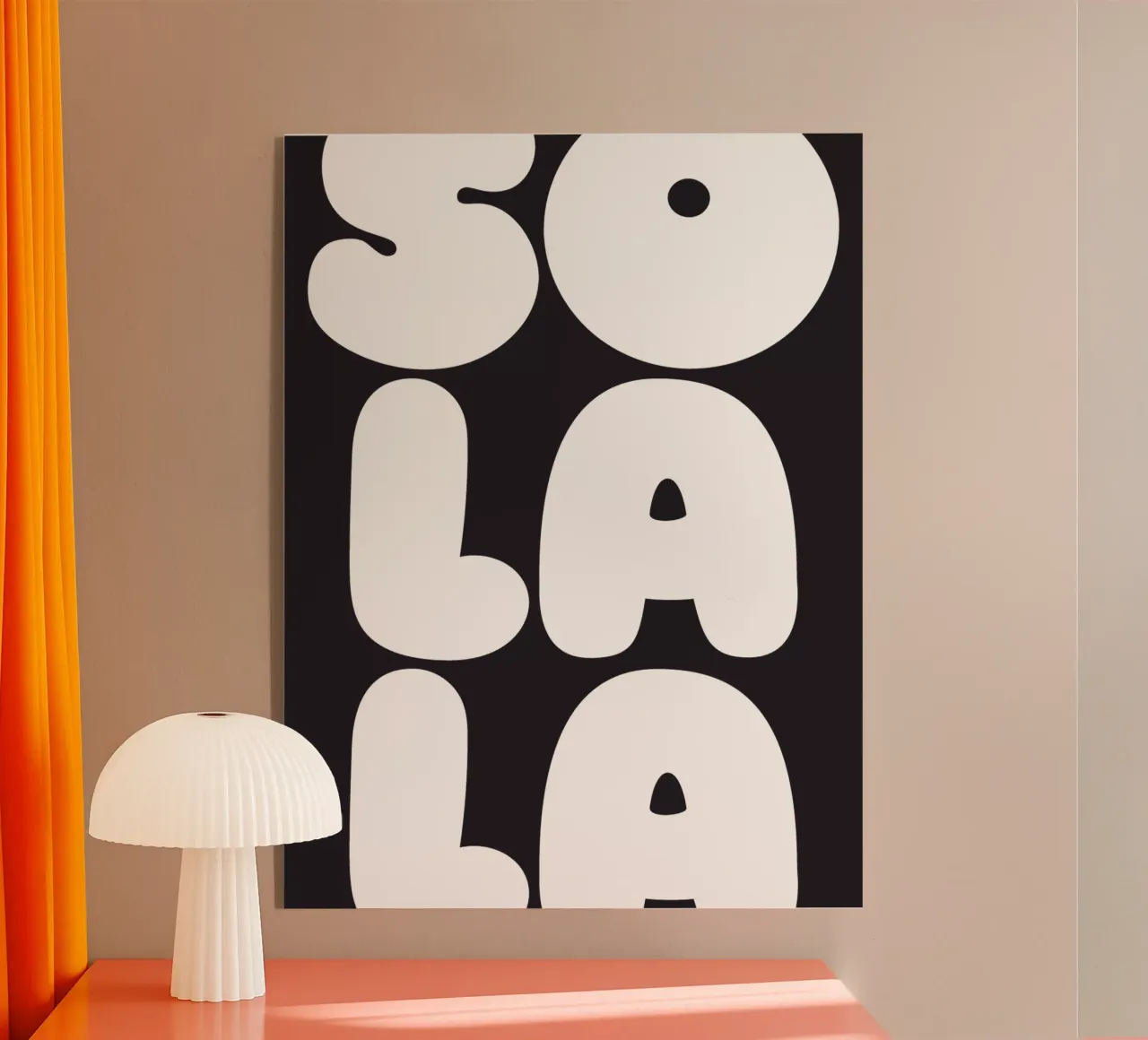 So Lala Outline plexiglas de Verplanungsagentur