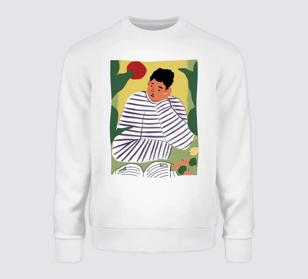 Lettore di camicie a righe felpa da Snow Mist