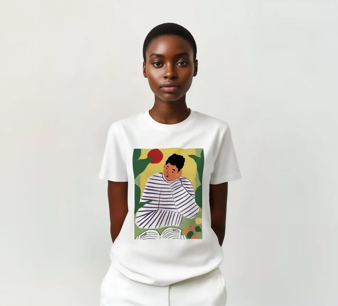 Lettore di camicie a righe t-shirt da Snow Mist