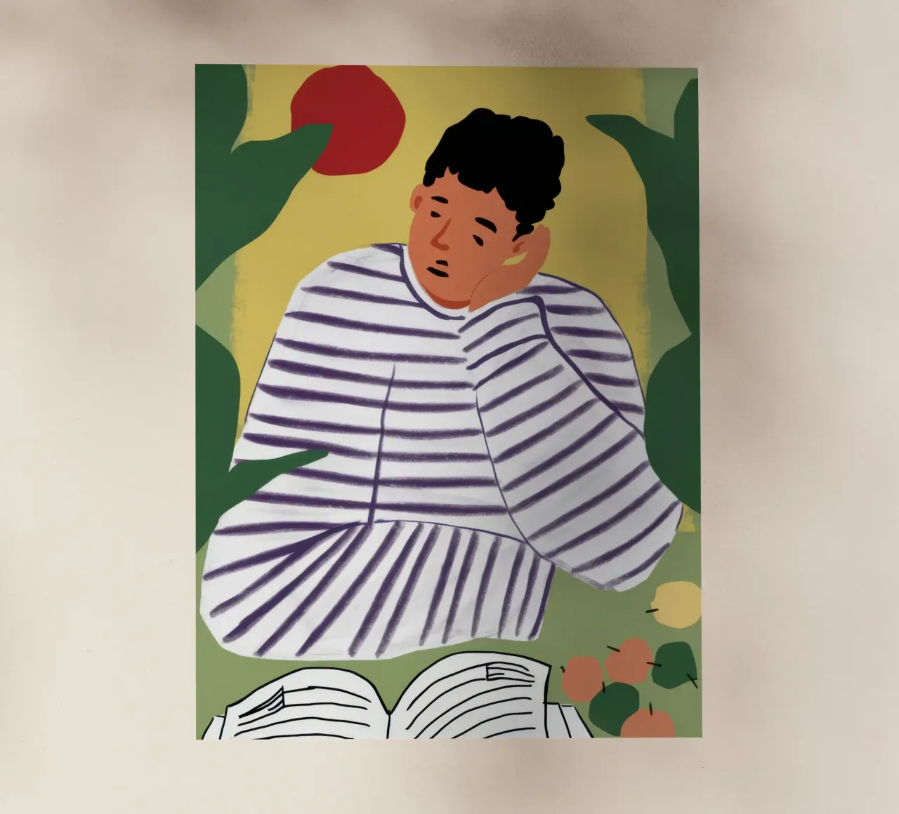 Lettore di camicie a righe pellicola backlit da Snow Mist