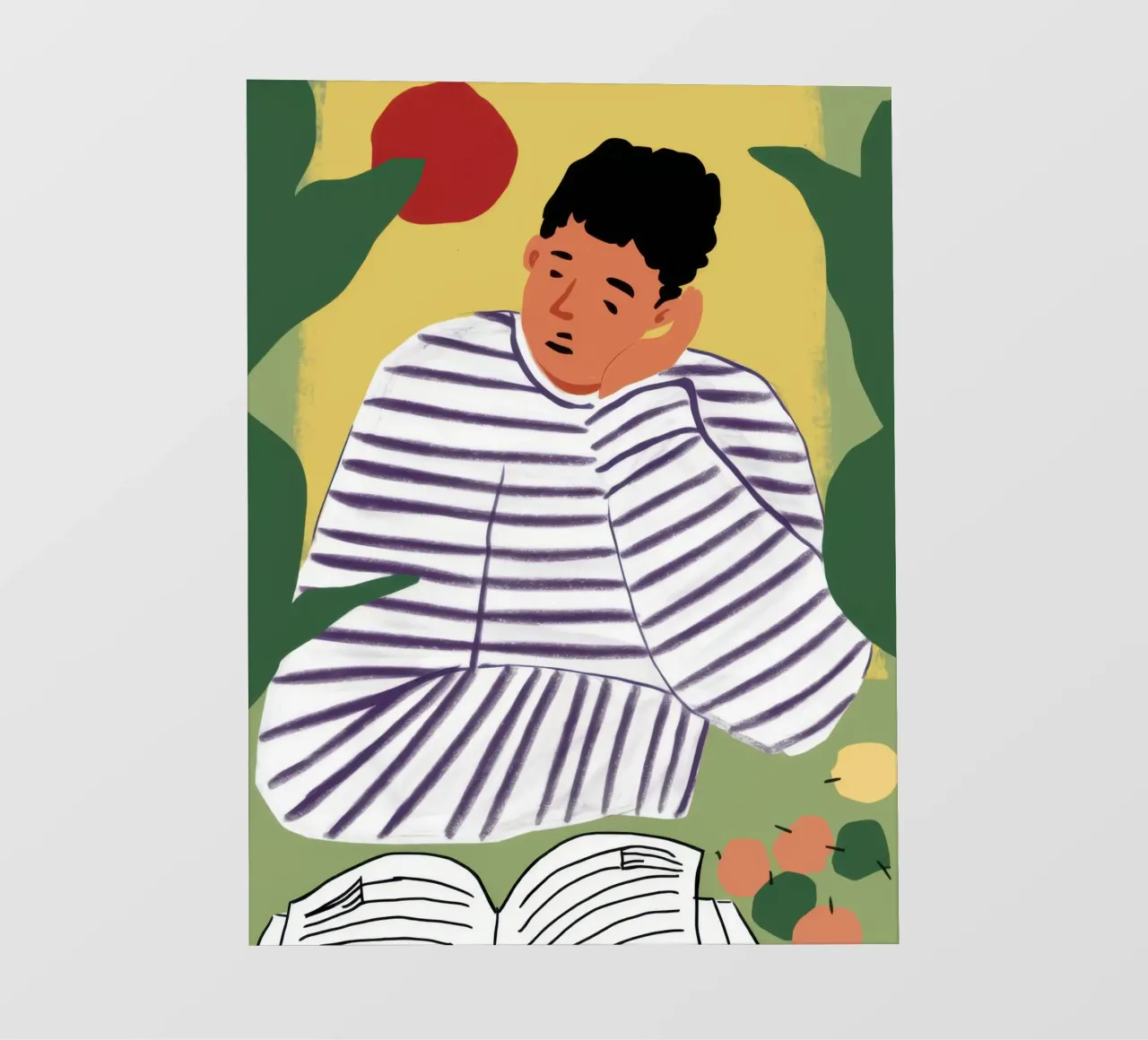 Lettore di camicie a righe pellicola backlit da Snow Mist