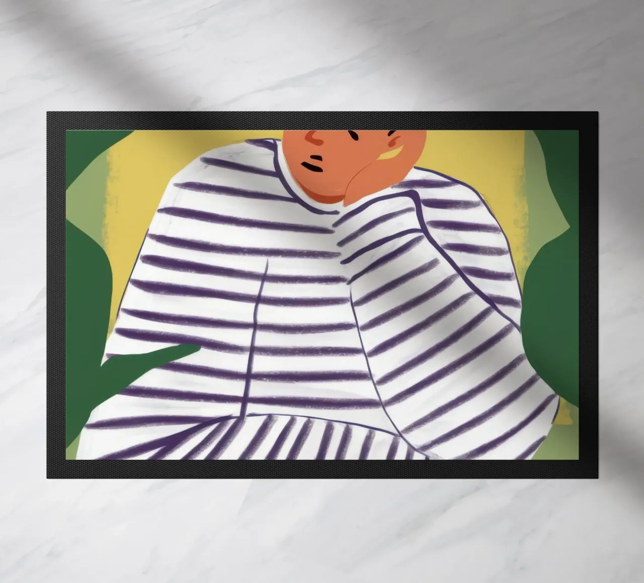 Lettore di camicie a righe zerbino da Snow Mist