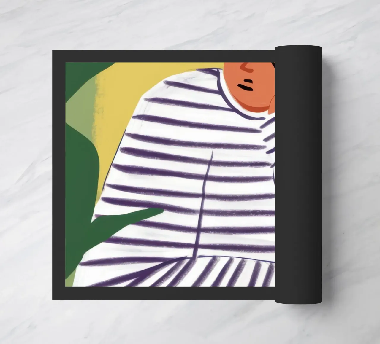 Lettore di camicie a righe zerbino da Snow Mist