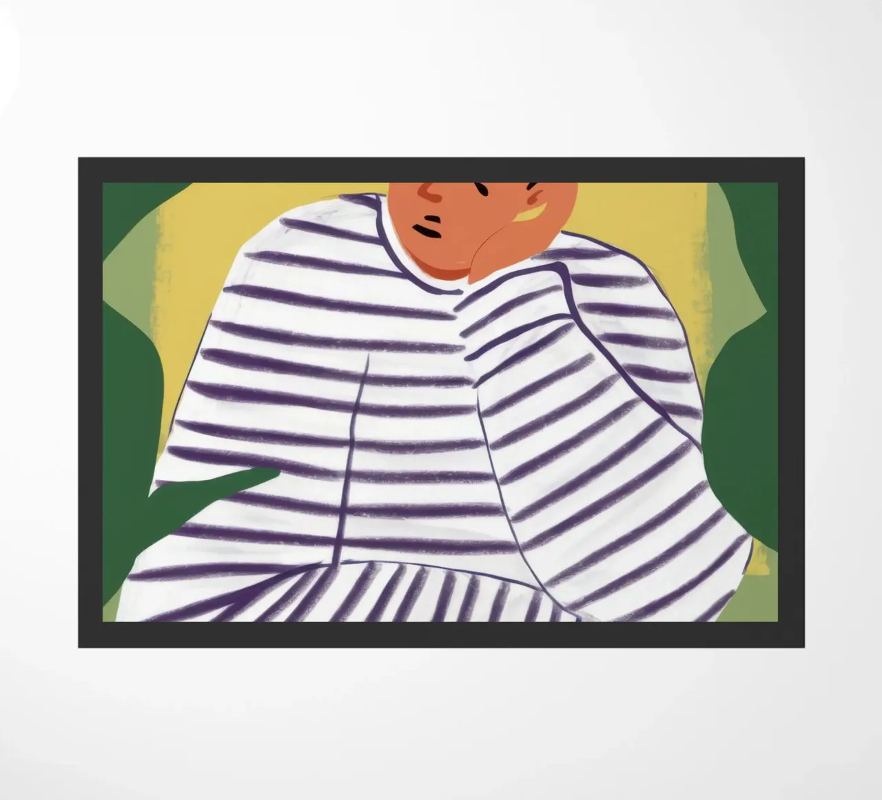 Lettore di camicie a righe zerbino da Snow Mist