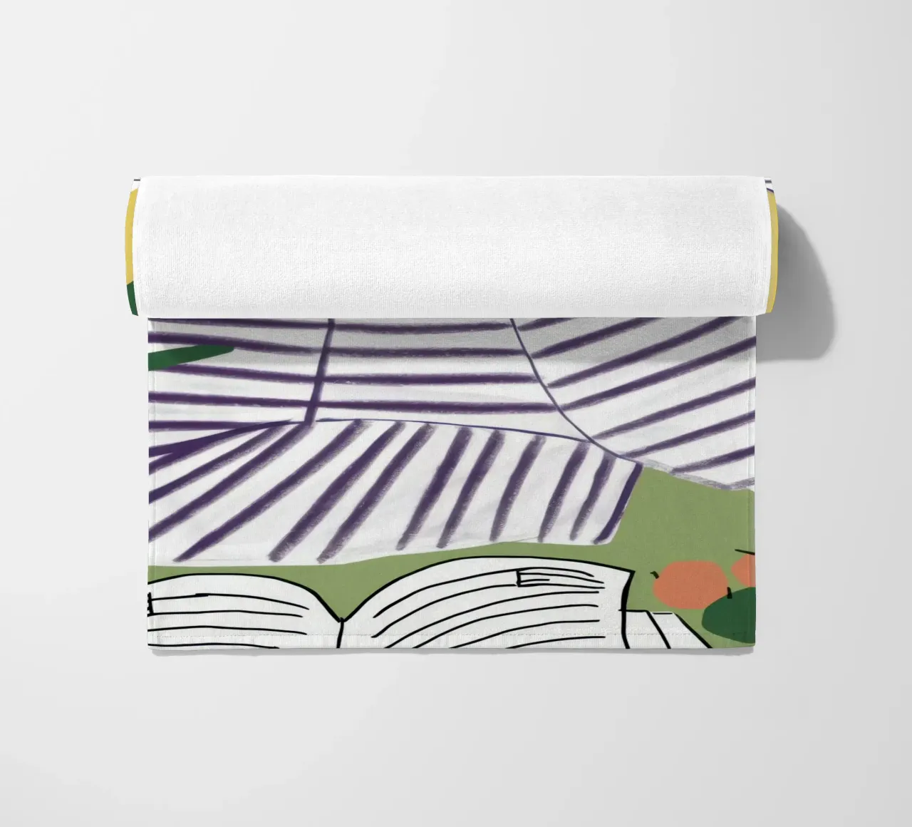 Lettore di camicie a righe telo mare da Snow Mist