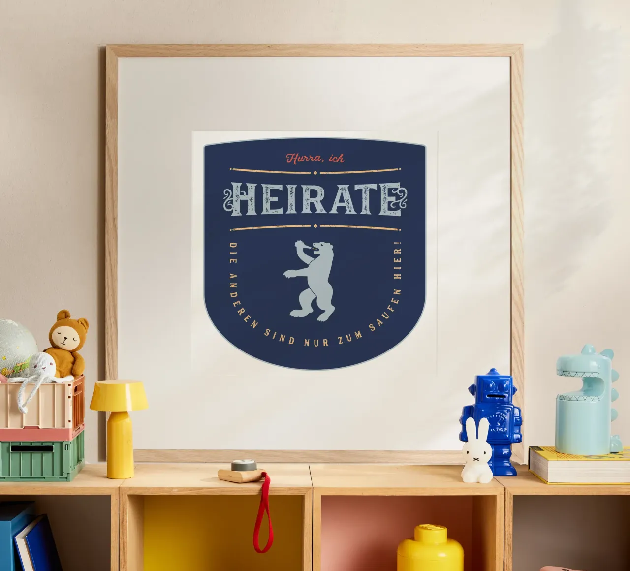 Hurra, ich heirate! poster da Black Sign Artwork