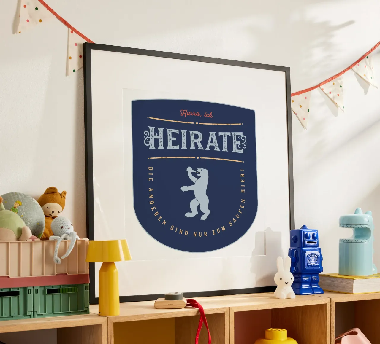 Hurra, ich heirate! poster da Black Sign Artwork
