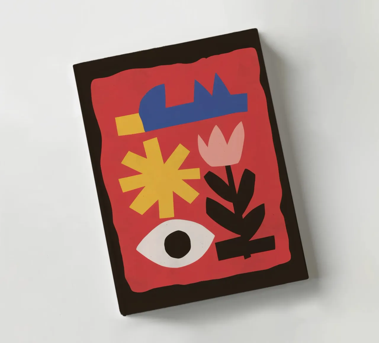 Primary Color Abstract notebook by Snow Mist