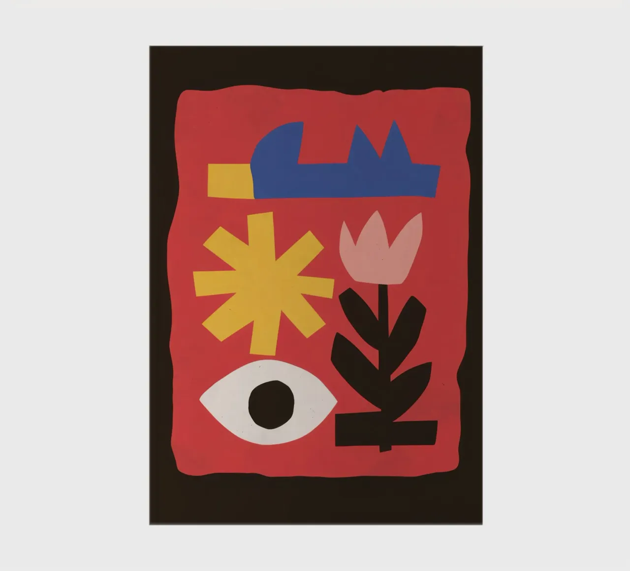 Primary Color Abstract notebook by Snow Mist