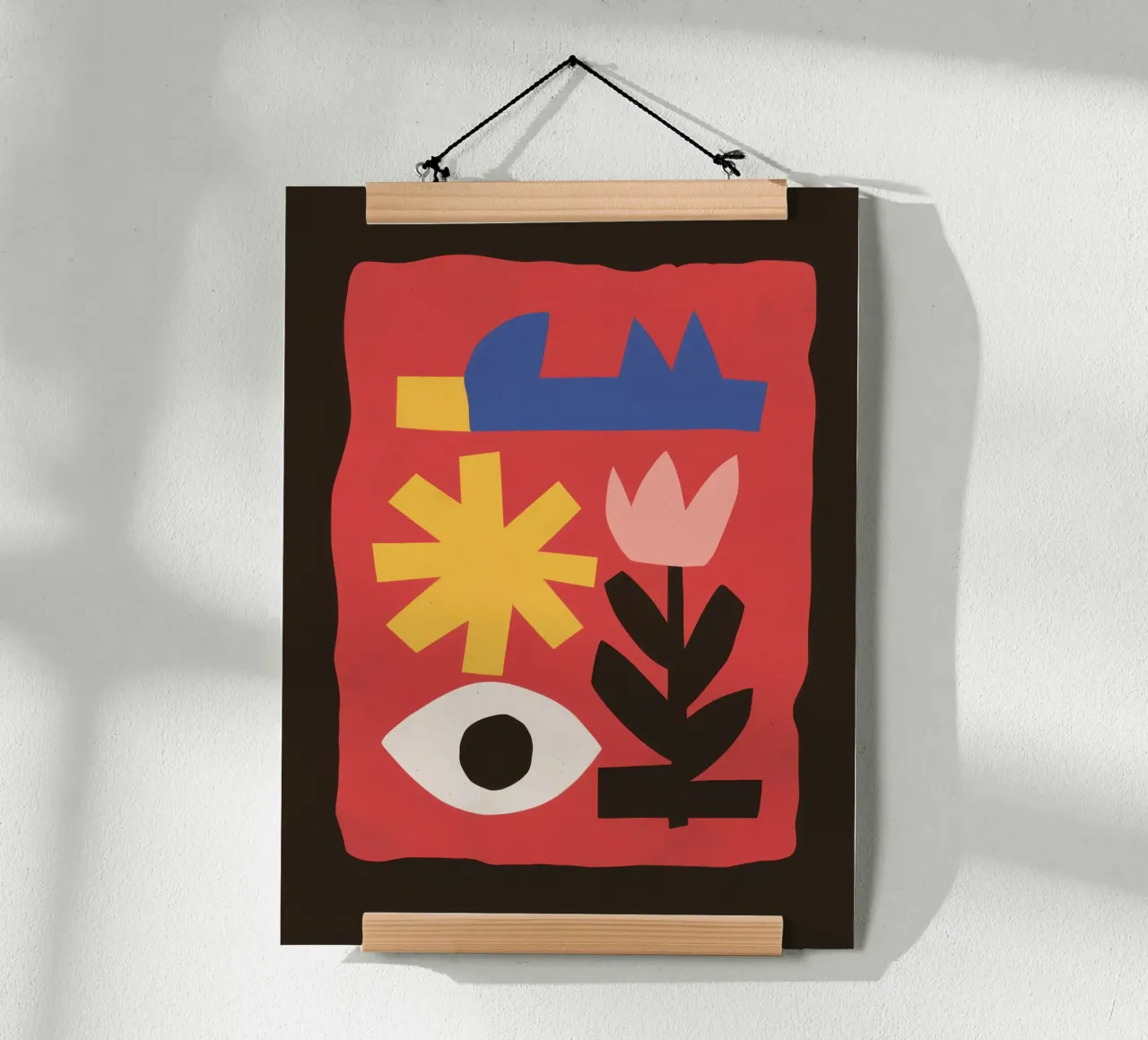 Primary Color Abstract poster by Snow Mist