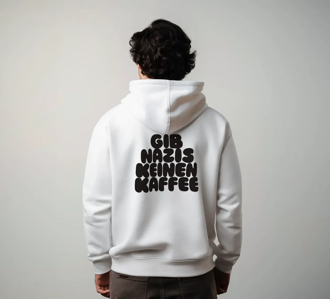 Kaffee felpa con cappuccio da Verplanungsagentur