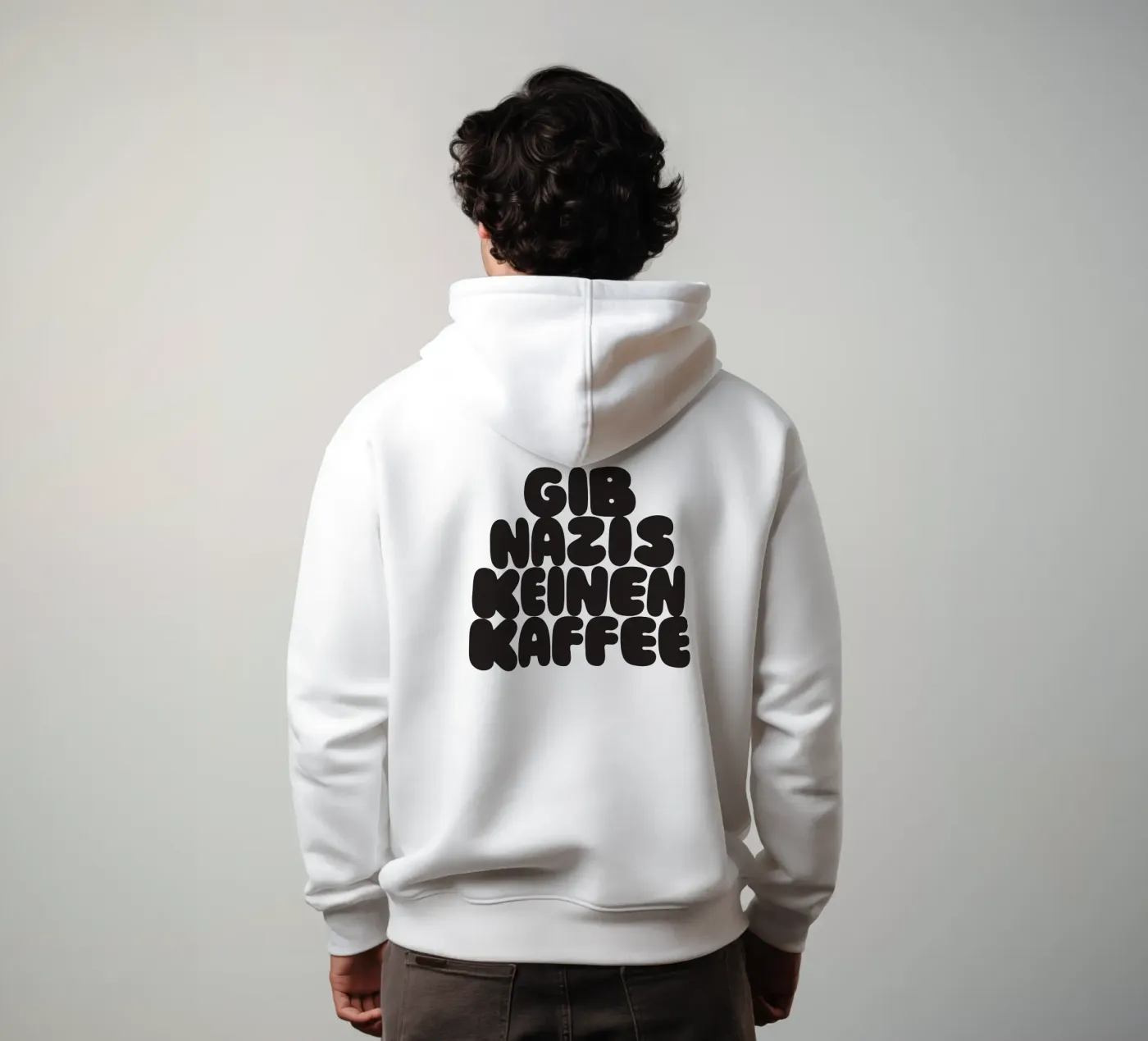 Kaffee felpa con cappuccio da Verplanungsagentur