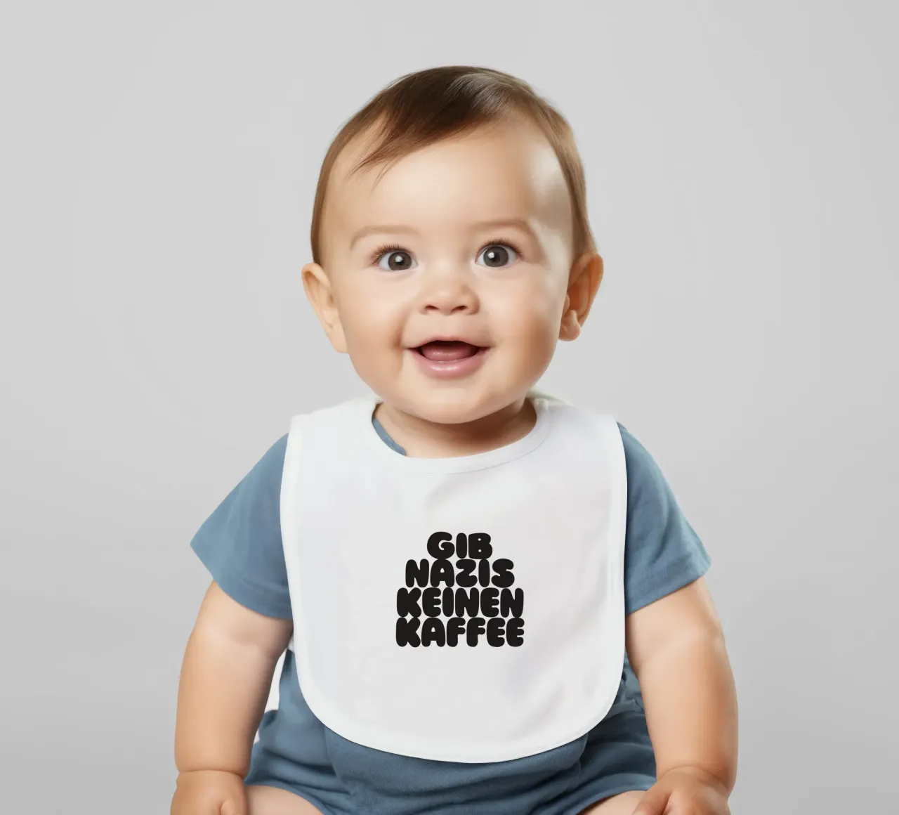 Kaffee baby slabbetje van Verplanungsagentur