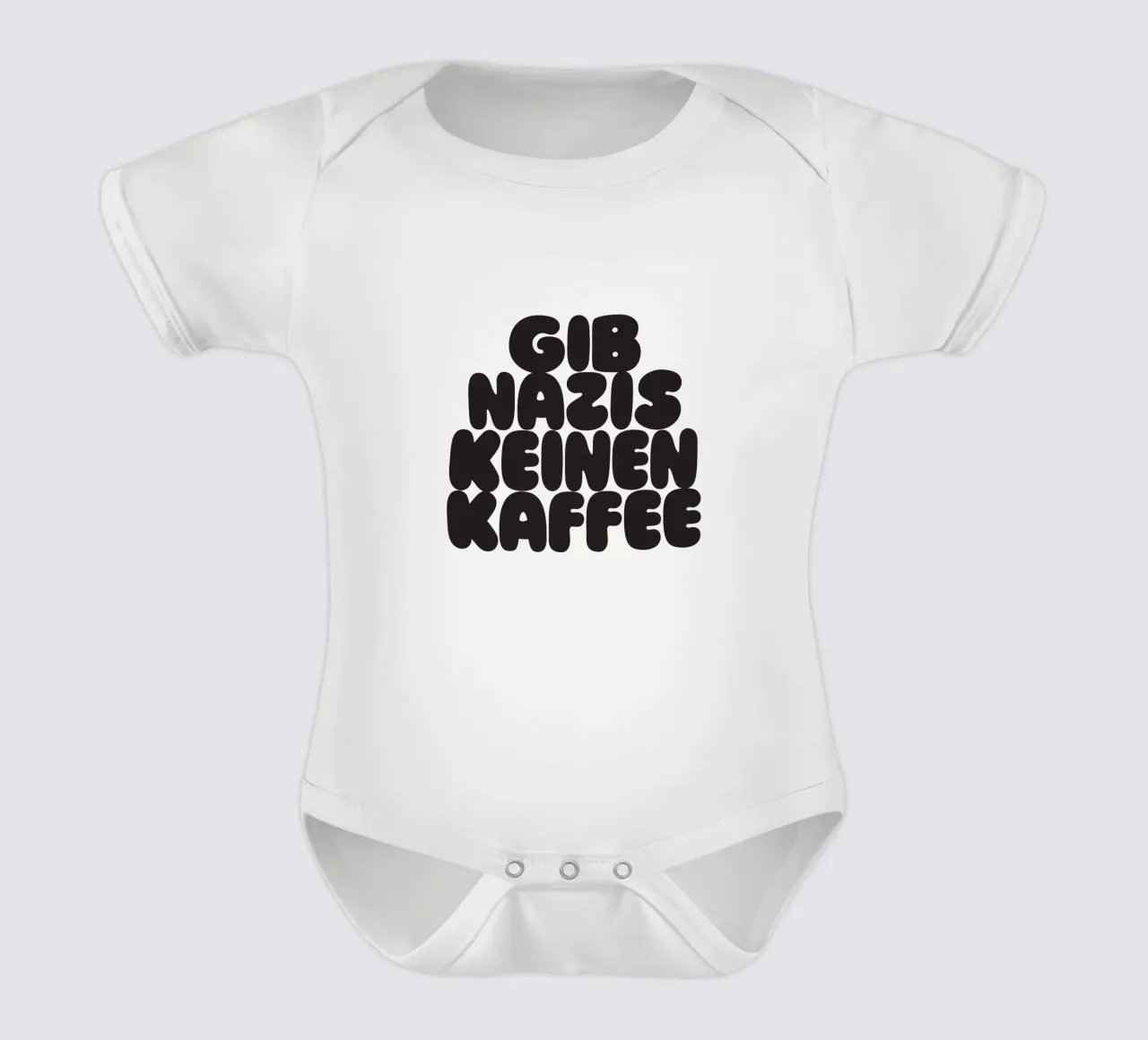 Kaffee body neonato maniche corte da Verplanungsagentur