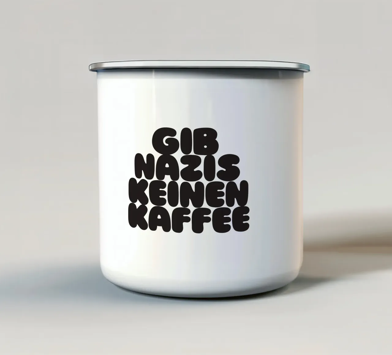Kaffee tazza in smalto da Verplanungsagentur