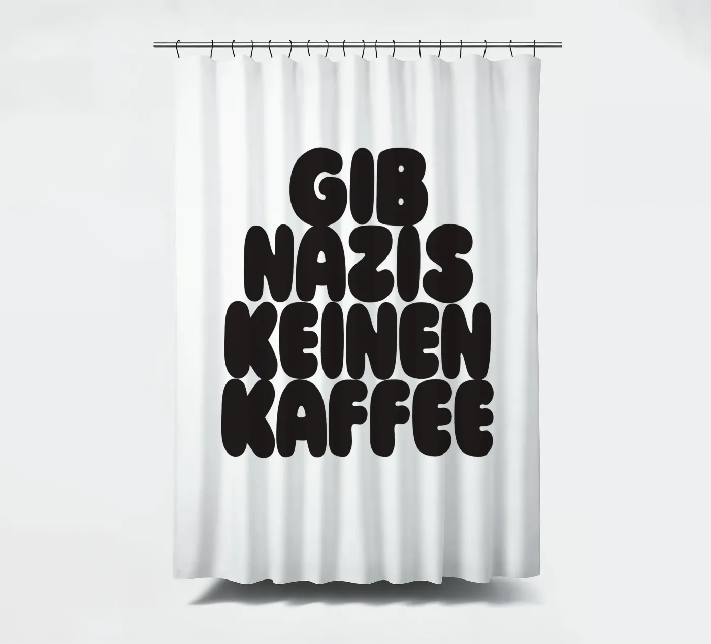 Kaffee Duschvorhang von Verplanungsagentur