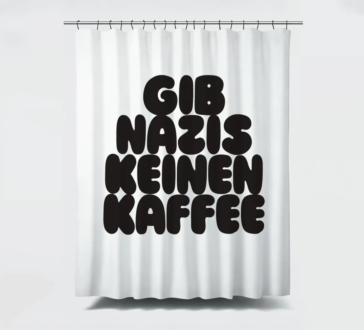 Kaffee Duschvorhang von Verplanungsagentur