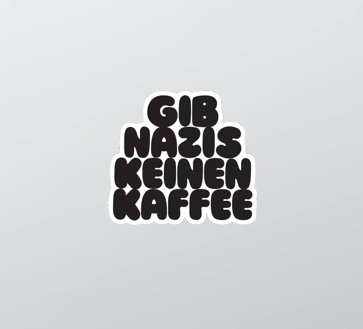 Kaffee sticker van Verplanungsagentur