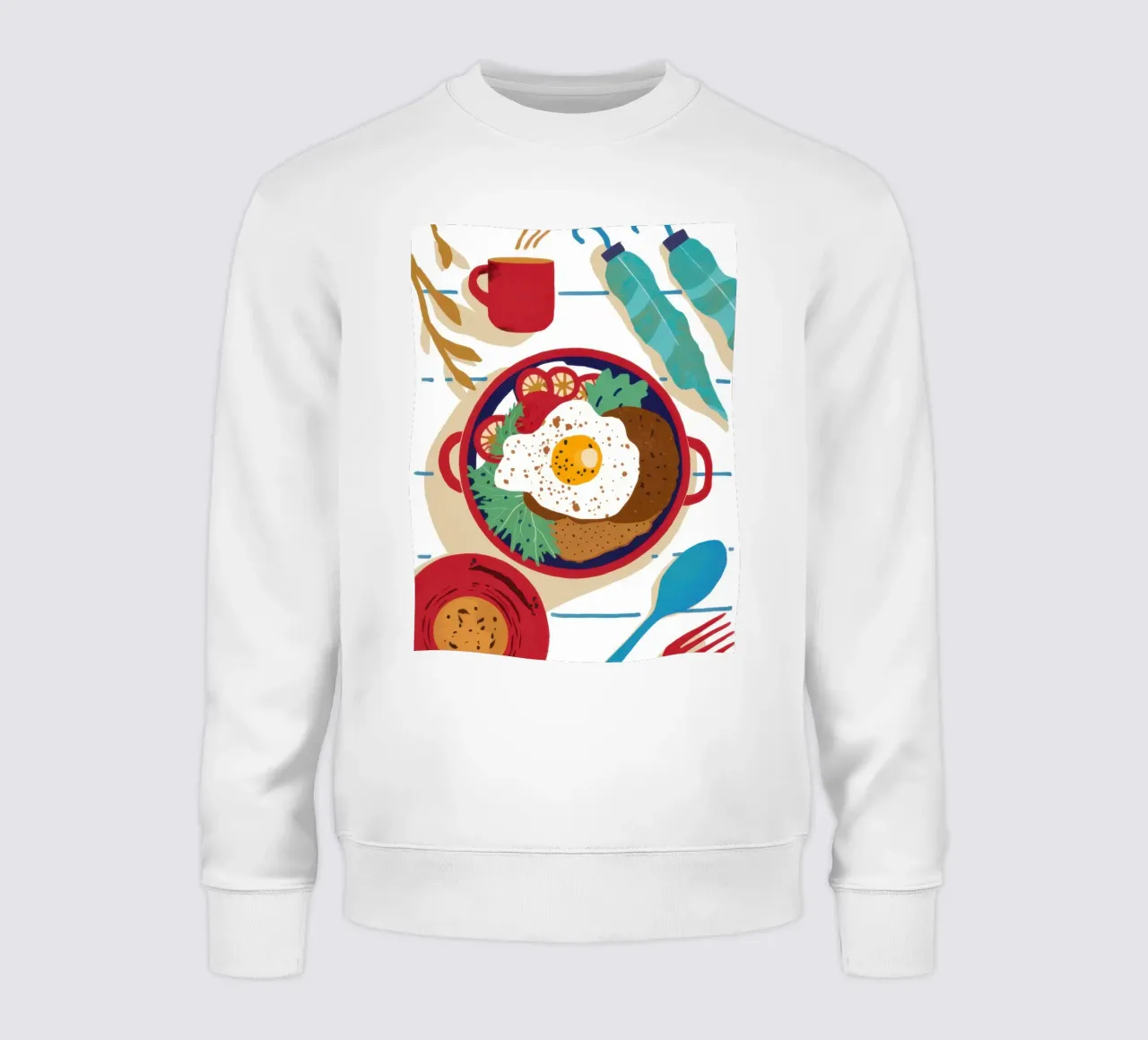 Colazione con piatto unico felpa da Snow Mist