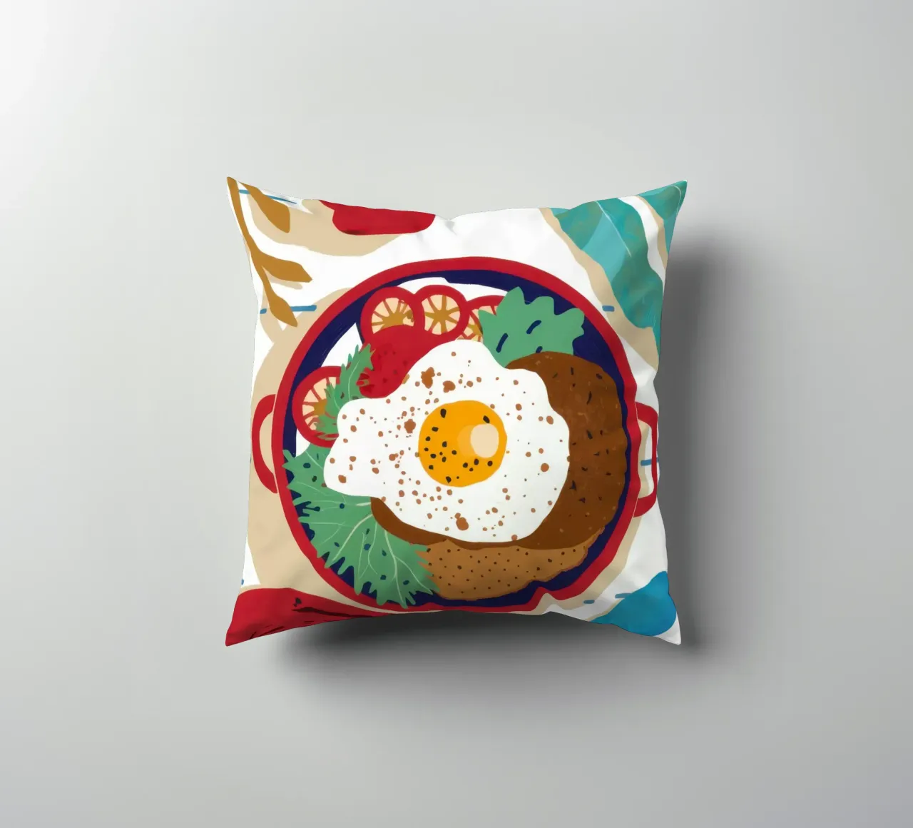 Colazione con piatto unico cuscino da Snow Mist