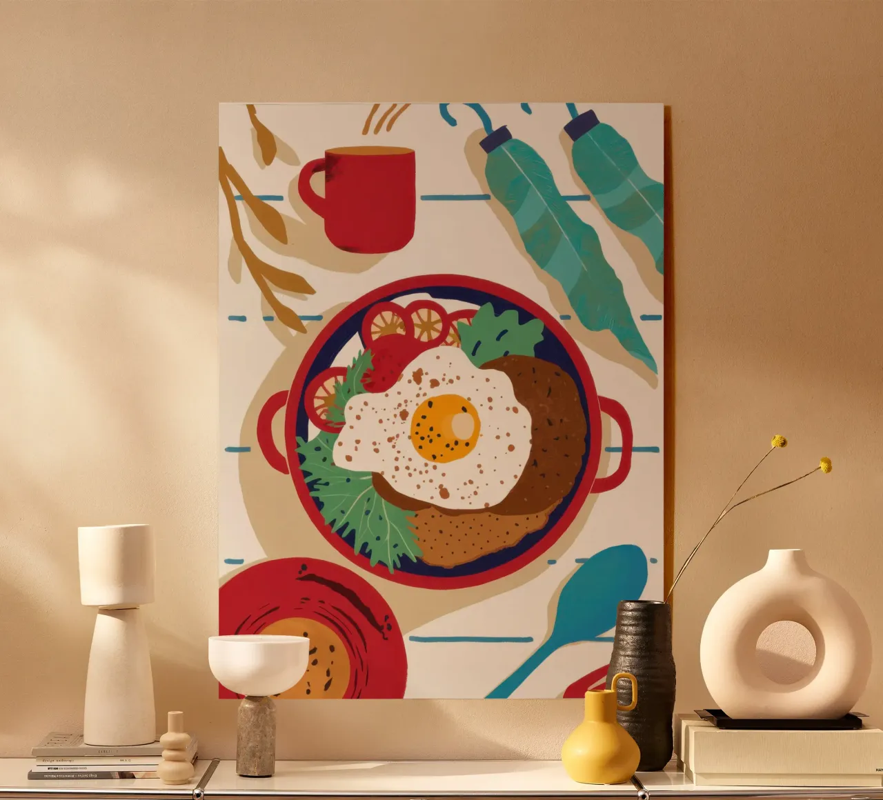 Colazione con piatto unico plexiglass da Snow Mist