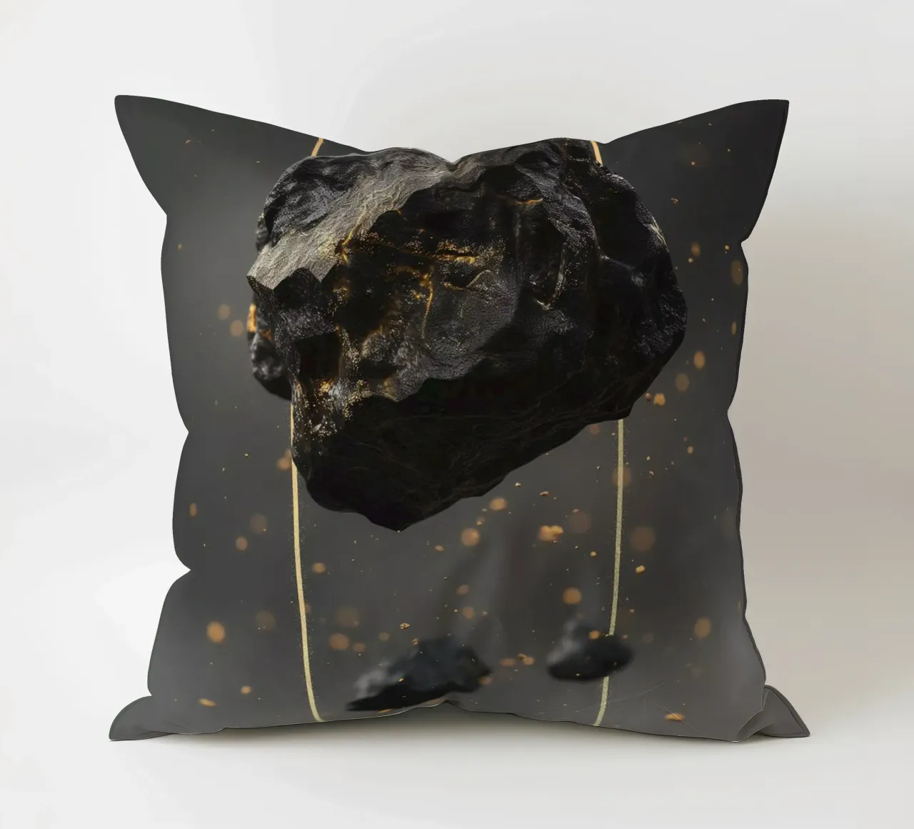 Black Rock golden rectangle cuscino da LeDieg