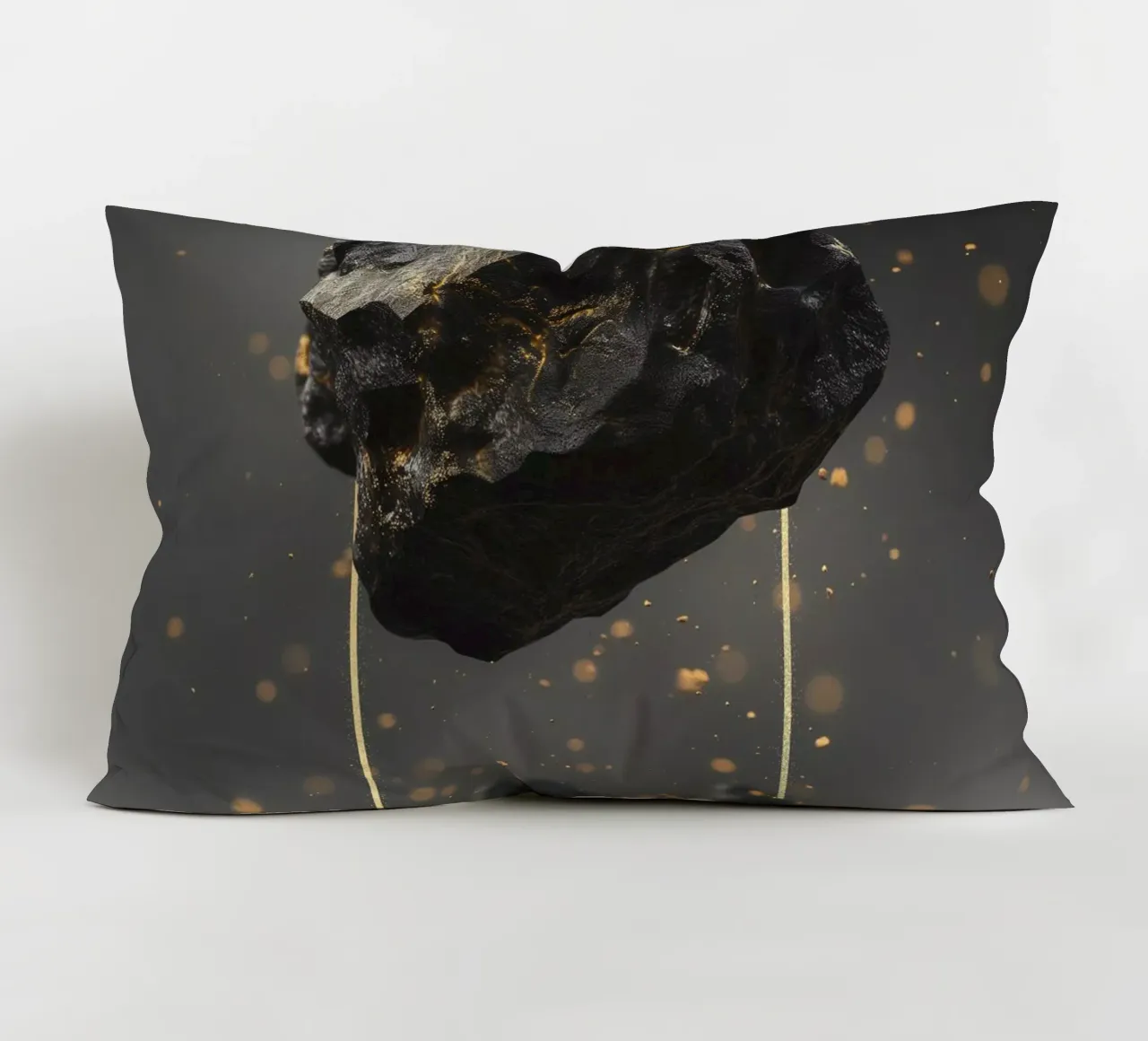 Black Rock golden rectangle cuscino da LeDieg