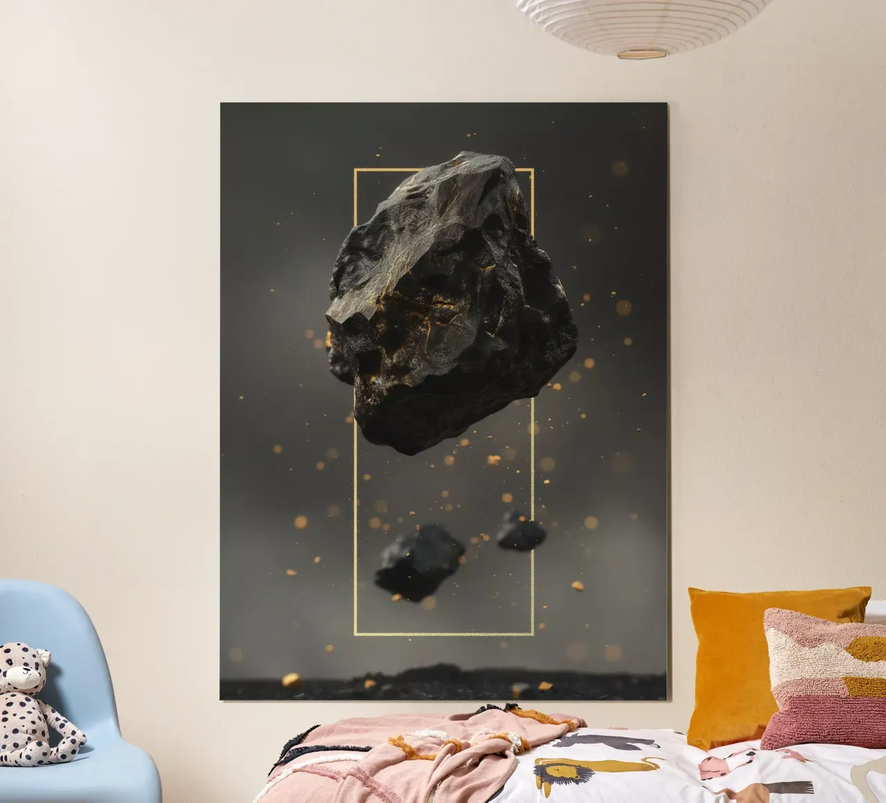 Black Rock golden rectangle hahnemühle by LeDieg