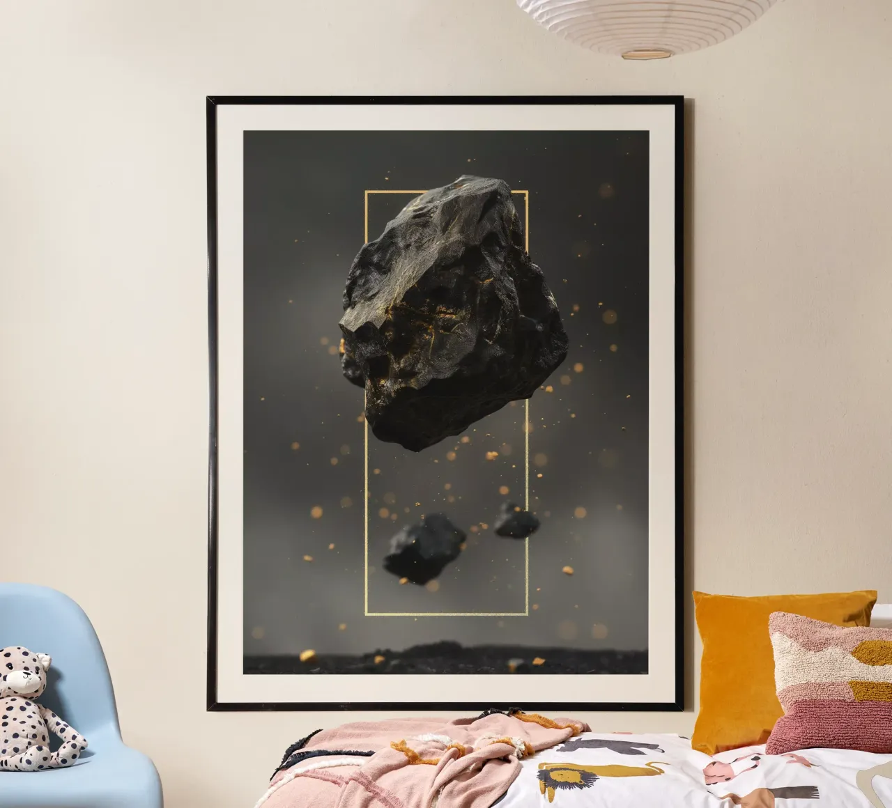 Black Rock golden rectangle hahnemühle by LeDieg