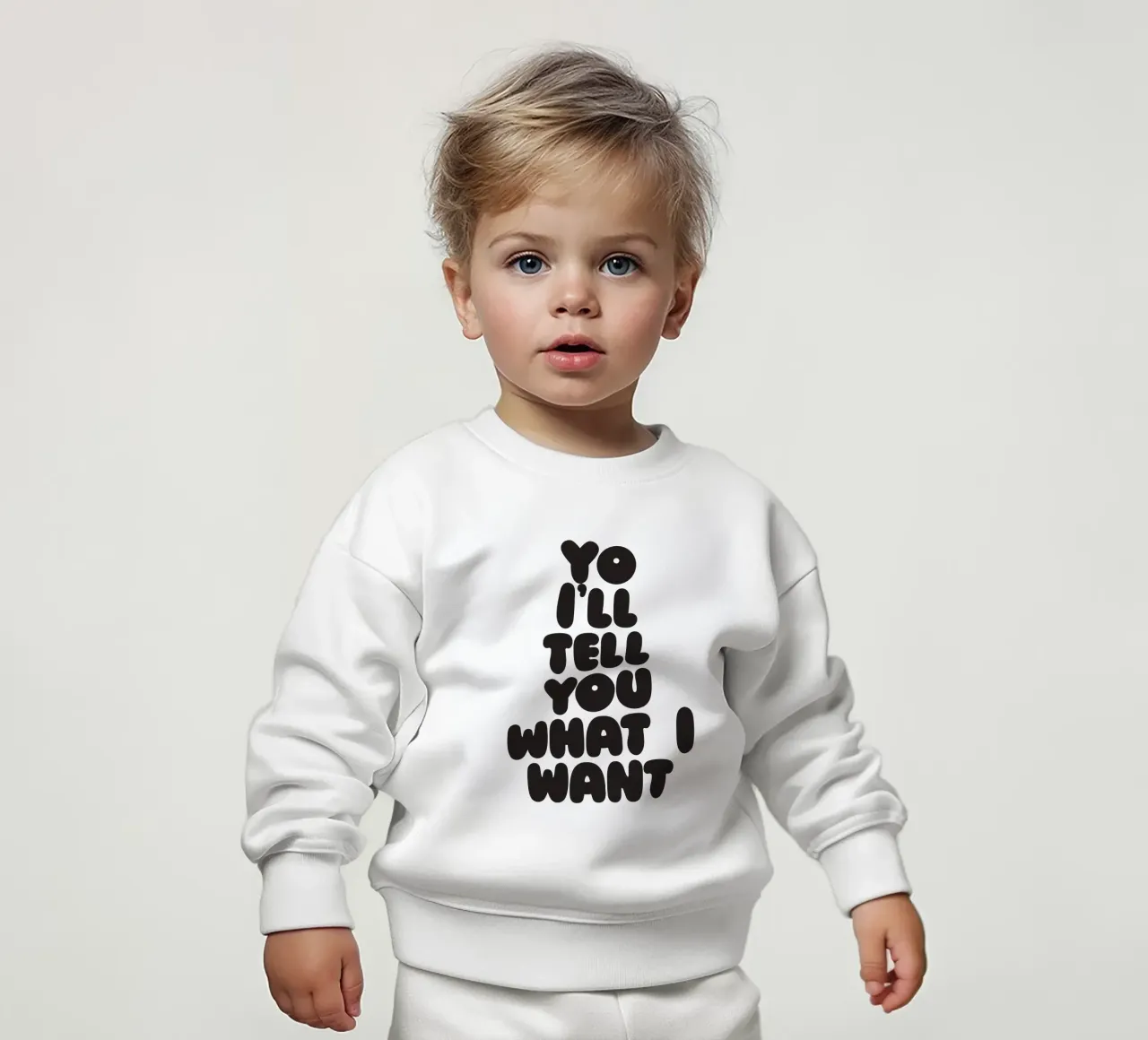 Wannabee I felpa neonato da Verplanungsagentur