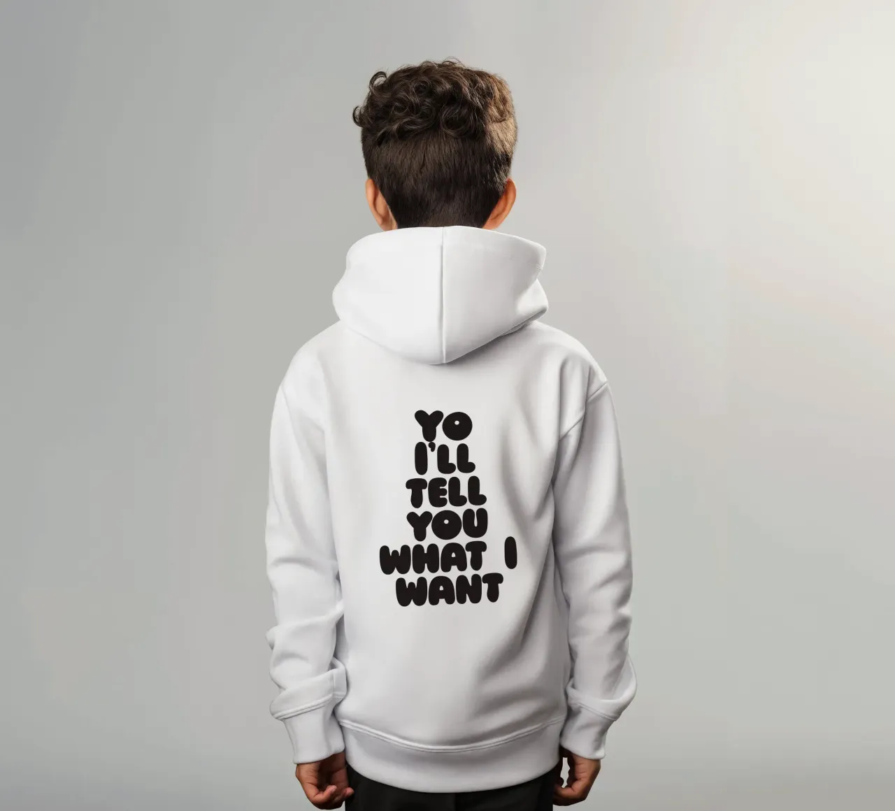 Wannabee I kids hoodie by Verplanungsagentur