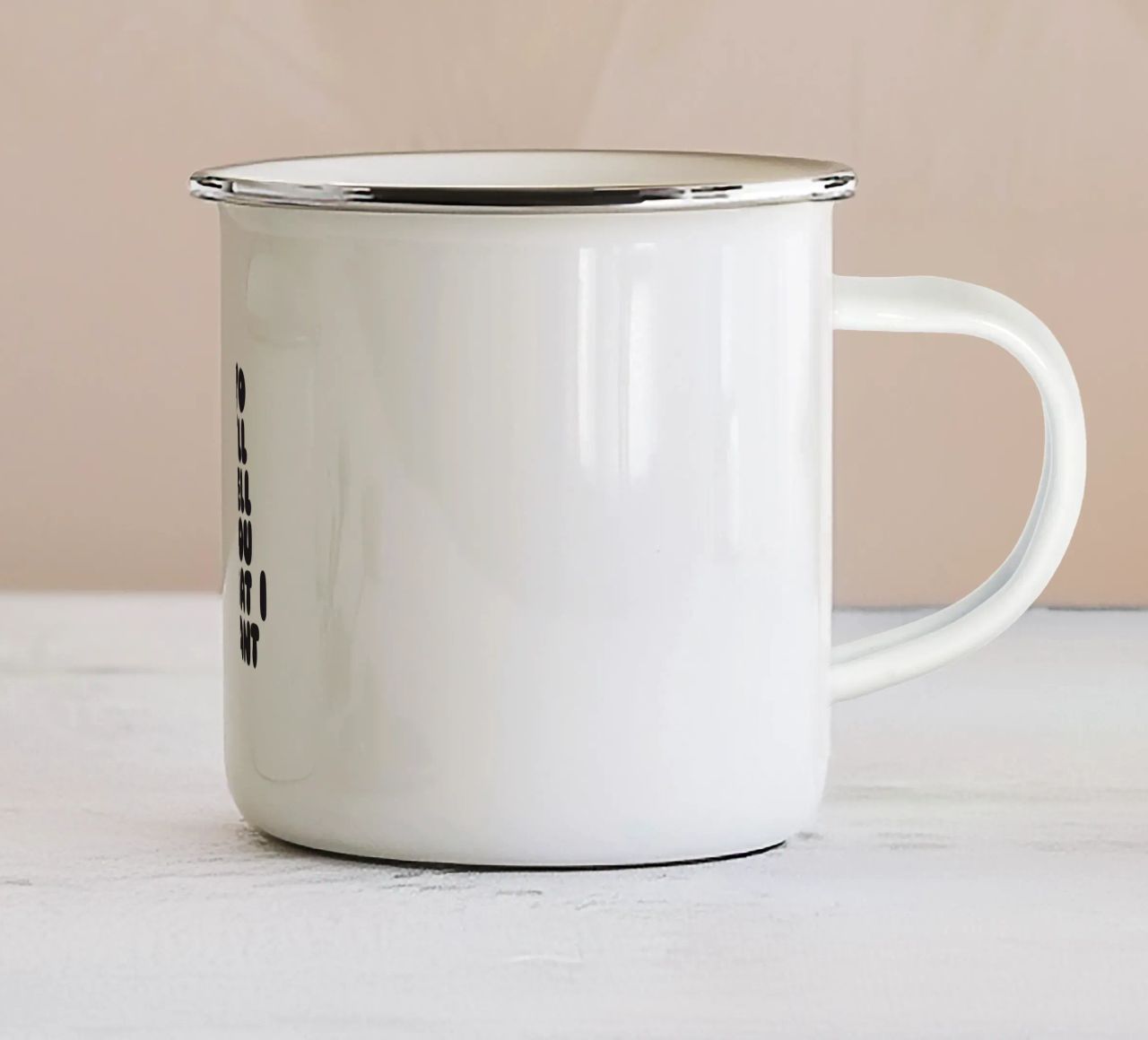 Wannabee I tazza in smalto da Verplanungsagentur