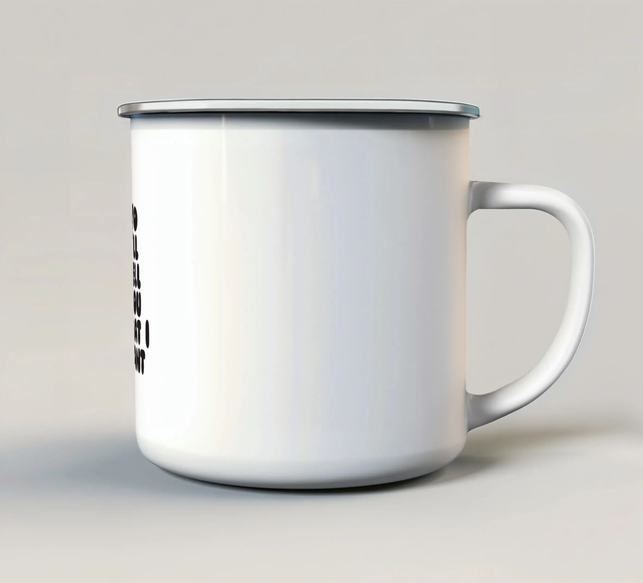 Wannabee I tazza in smalto da Verplanungsagentur