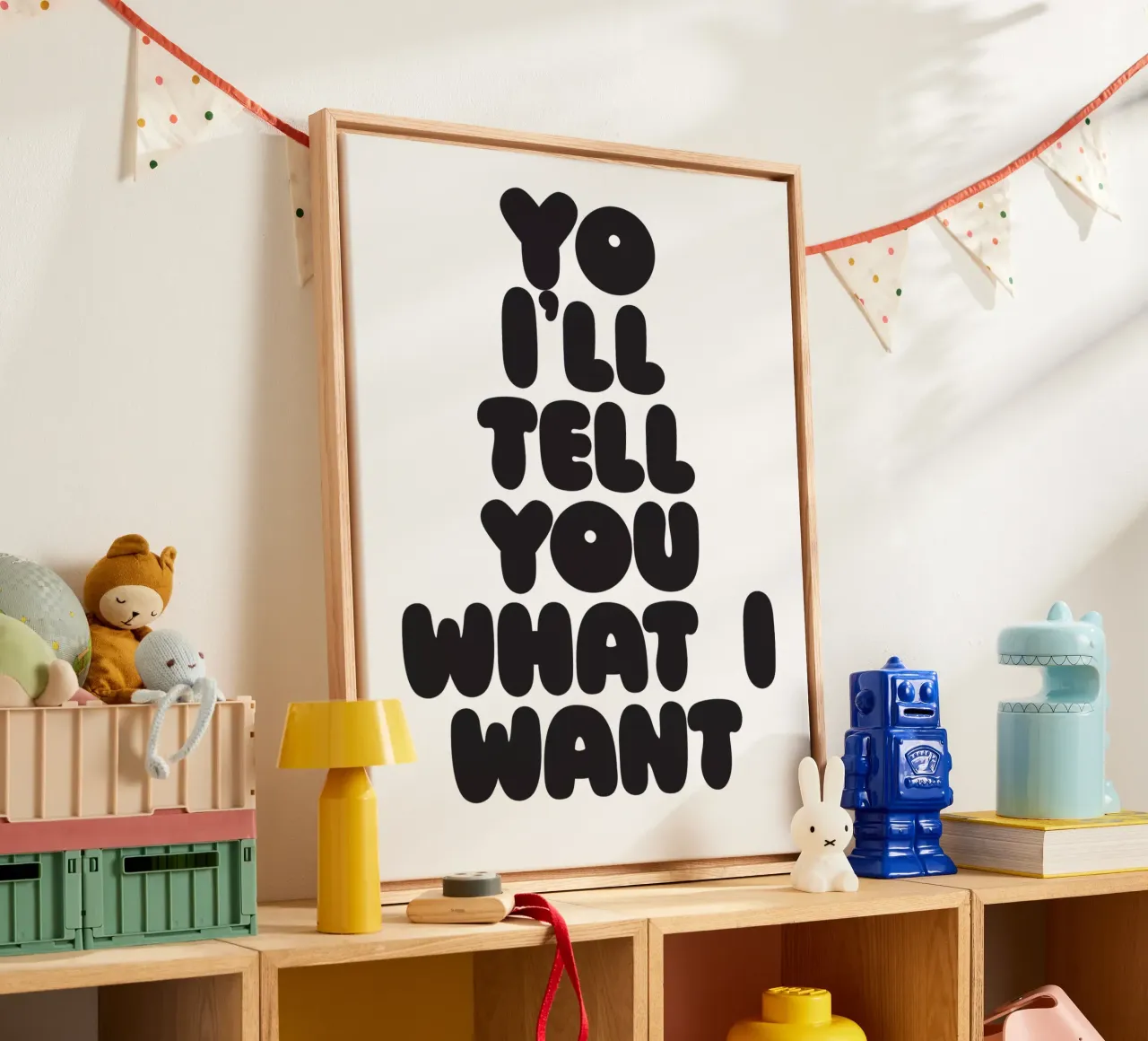 Wannabee I canvas by Verplanungsagentur